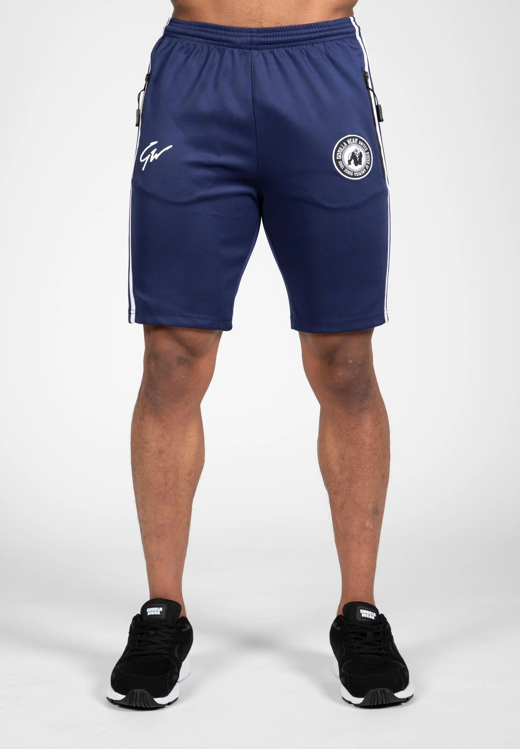 Gorilla Wear - Stratford Track Shorts - Navy - Image 2