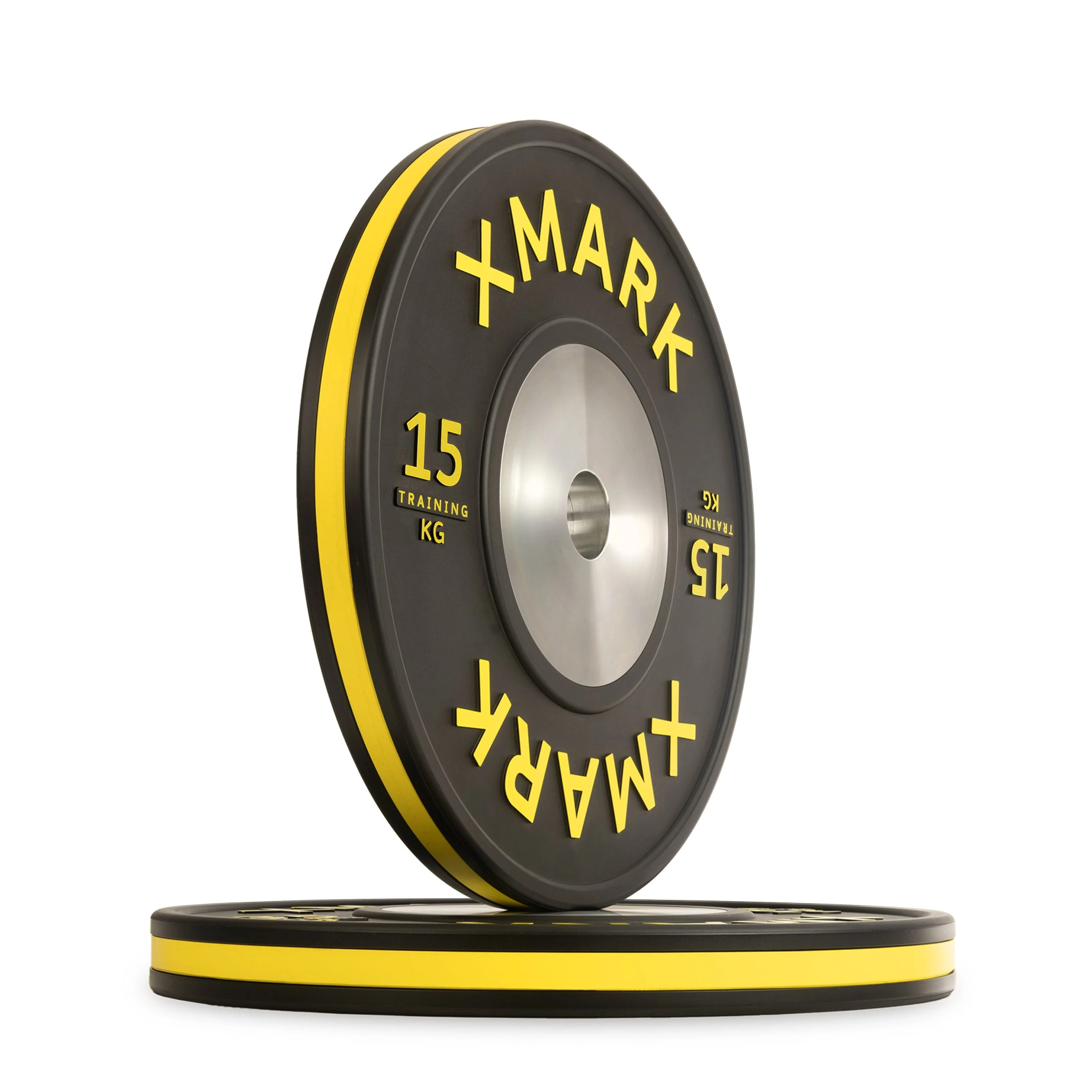 XMARK - Striped Premium IWF Training Bumper Plates (KG) Pairs and Sets - Image 3