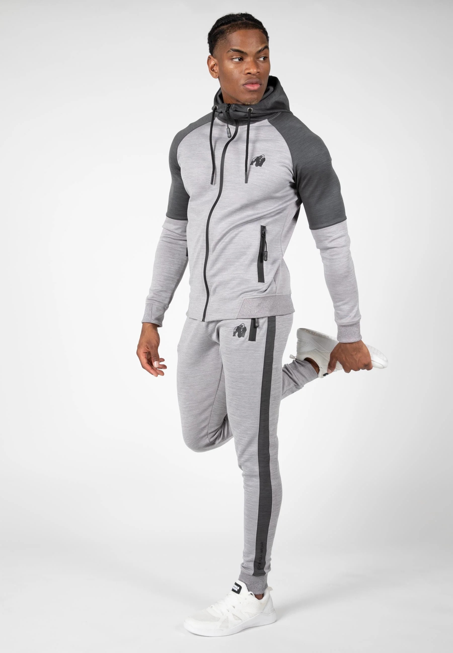 Gorilla Wear - Sullivan Track Jacket - Gray - Image 3