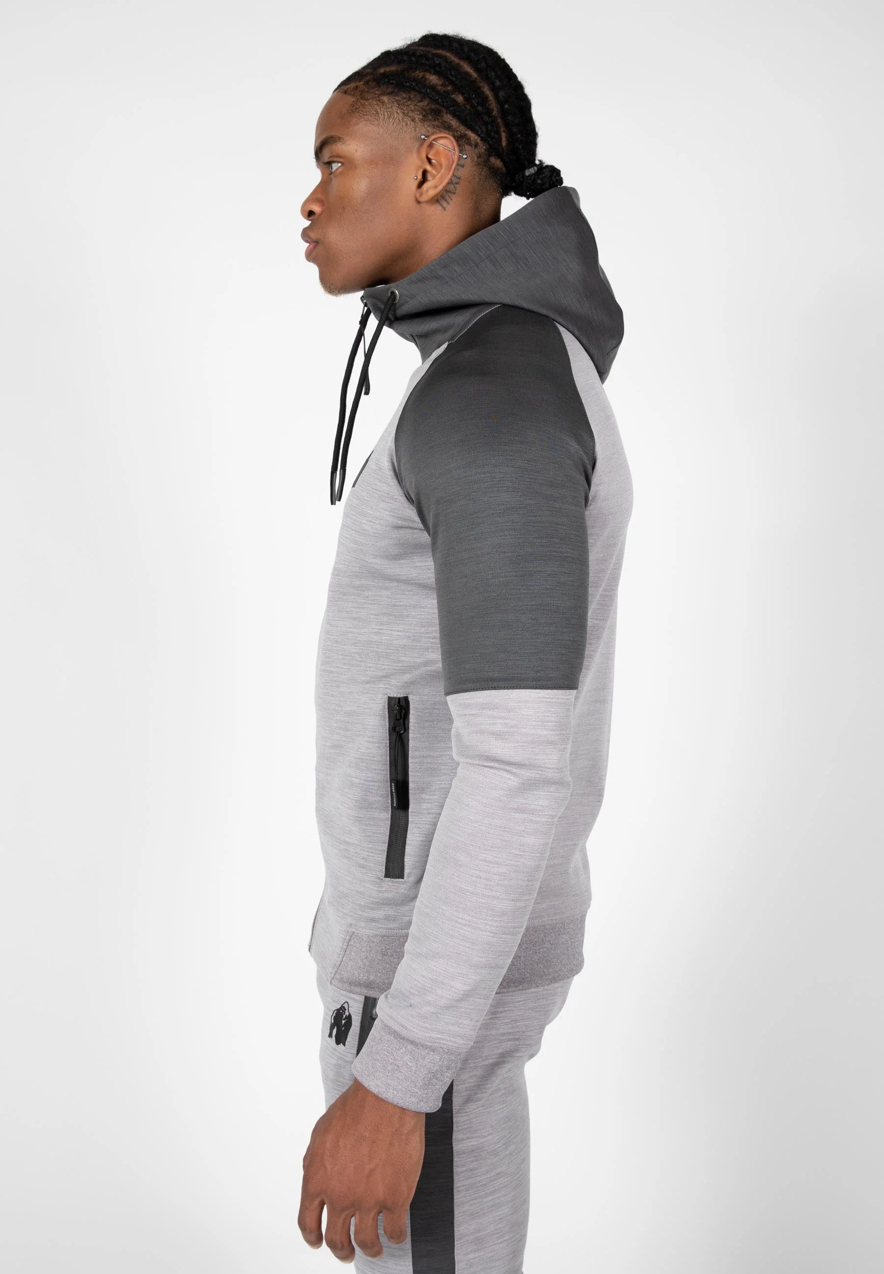 Gorilla Wear - Sullivan Track Jacket - Gray - Image 4
