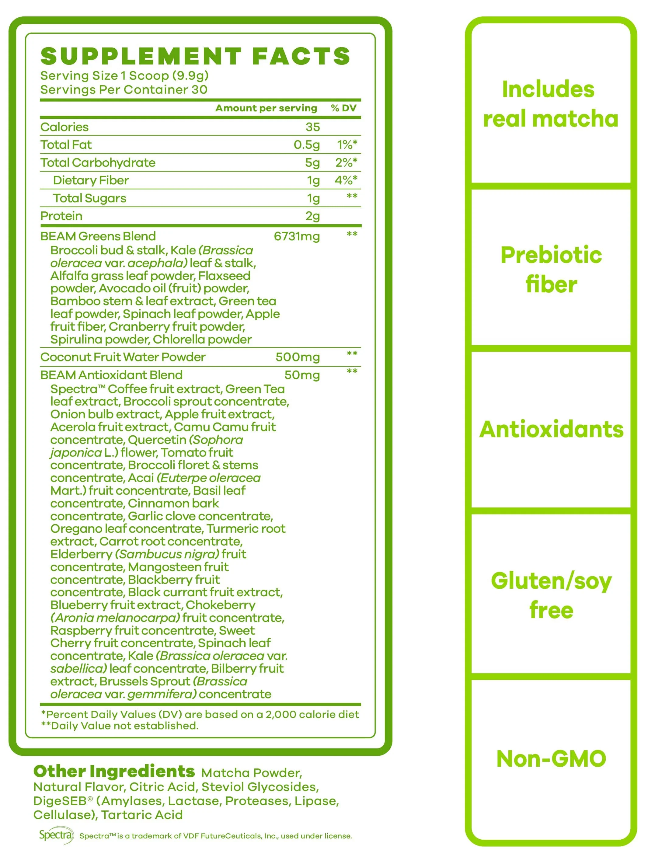 Beam - Super Greens Citrus Matcha - Image 2