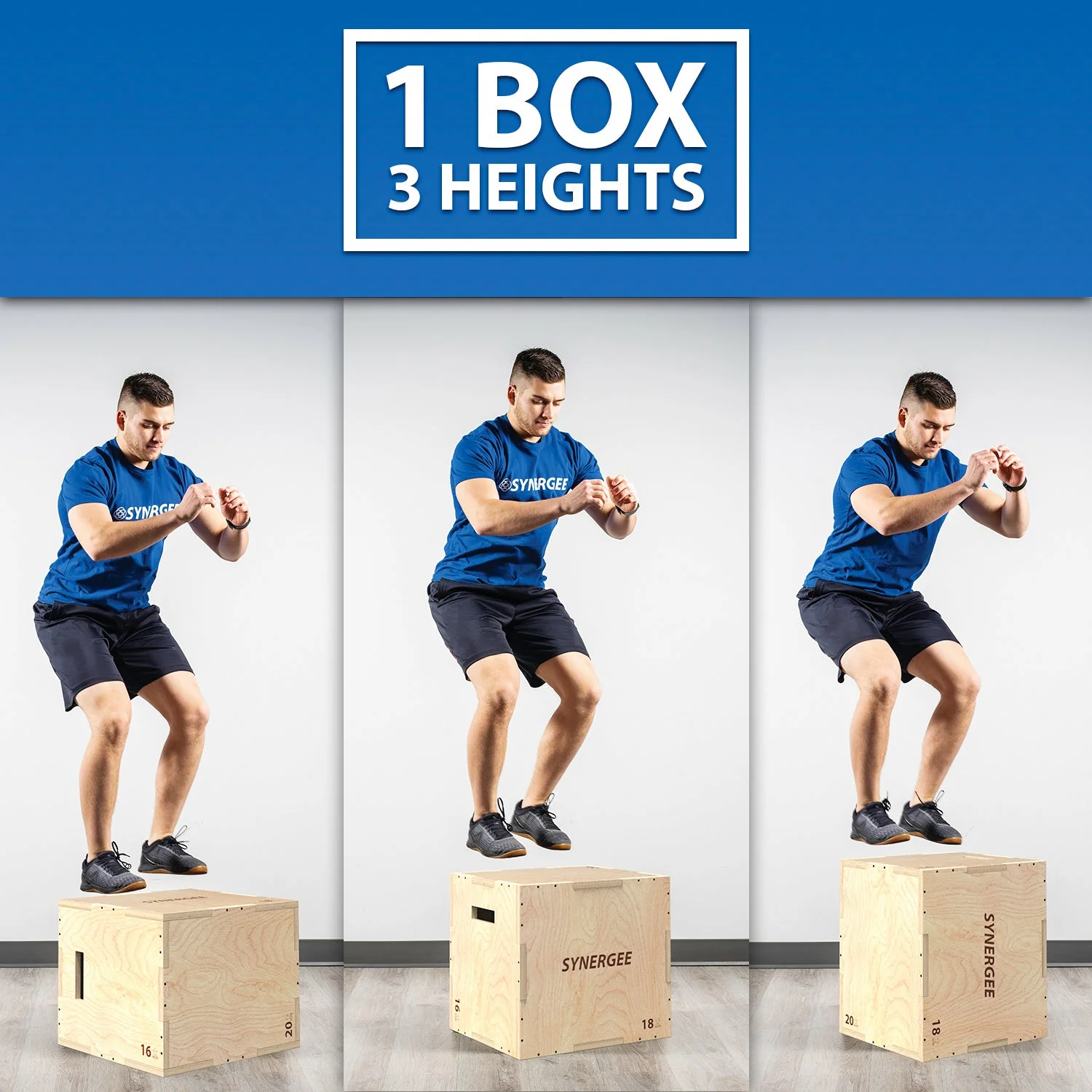 Synergee - 3-in-1 Wood Plyo Boxes - Image 11