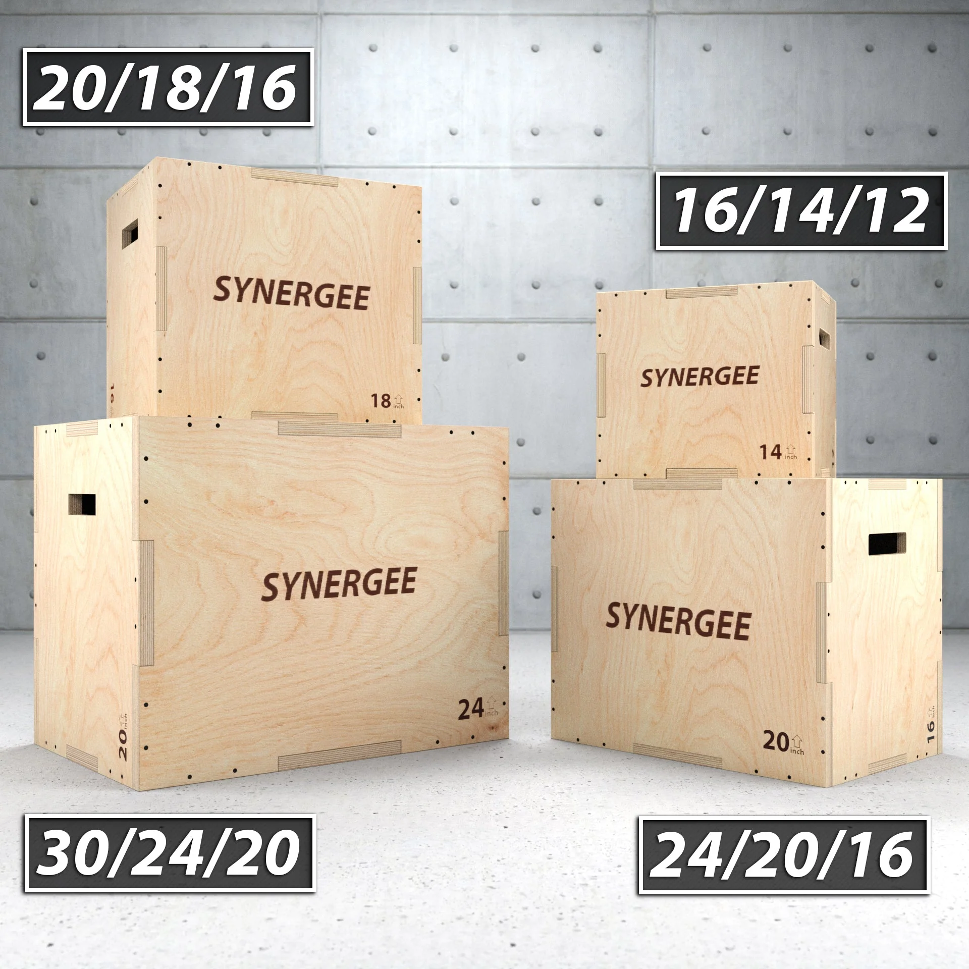 Synergee - 3-in-1 Wood Plyo Boxes - Image 19