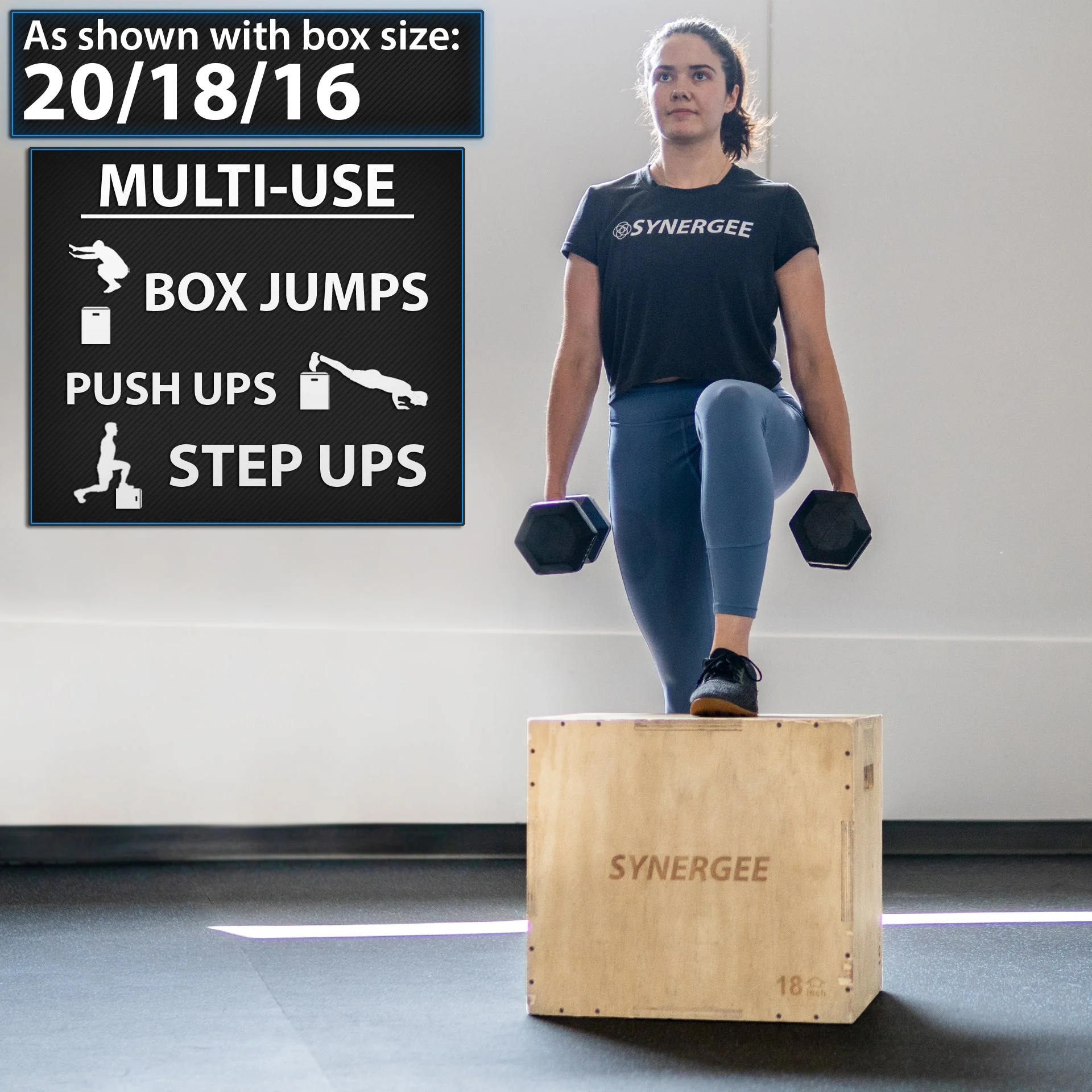 Synergee - 3-in-1 Wood Plyo Boxes - Image 22