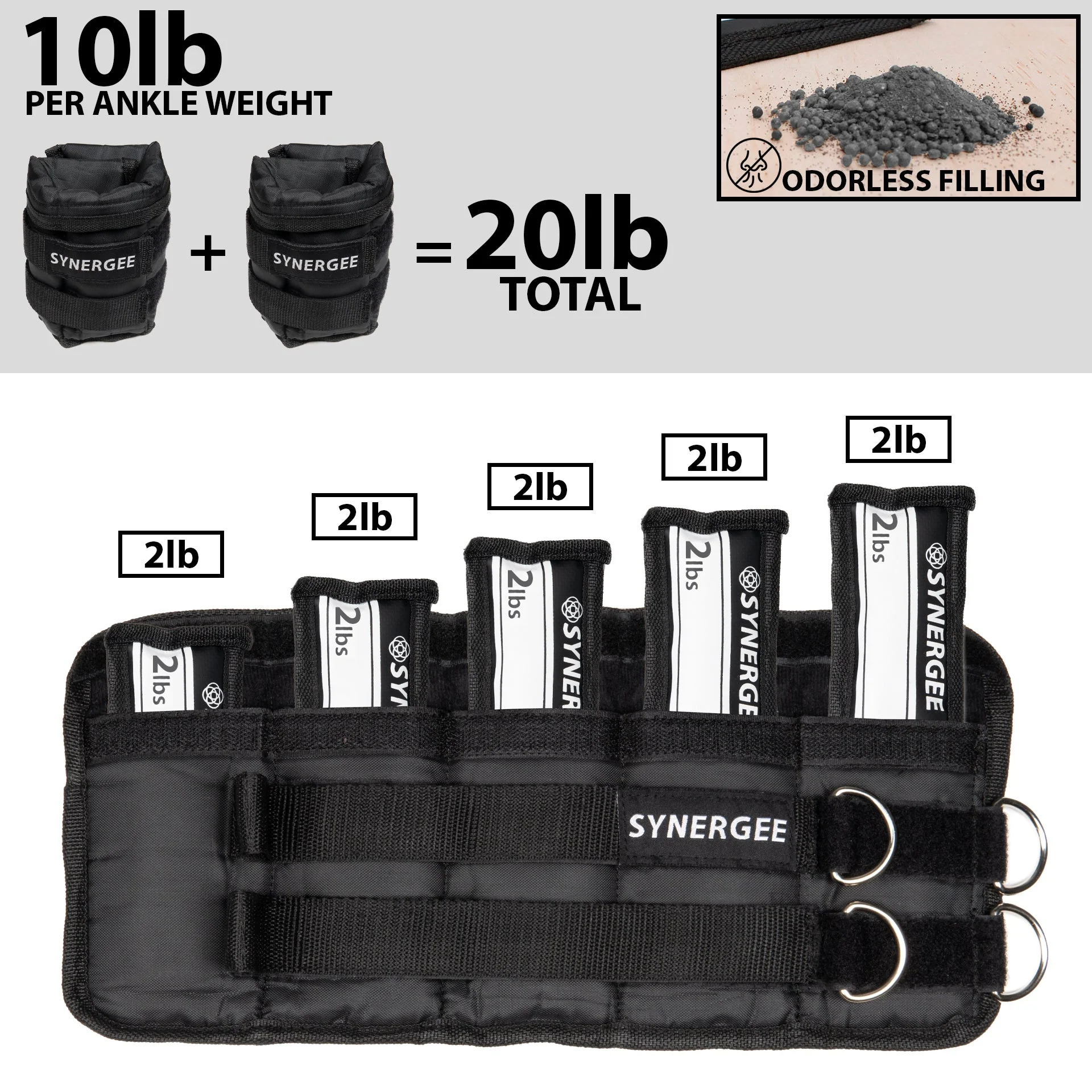 Synergee - Adjustable Ankle/Wrist Weights - Image 13