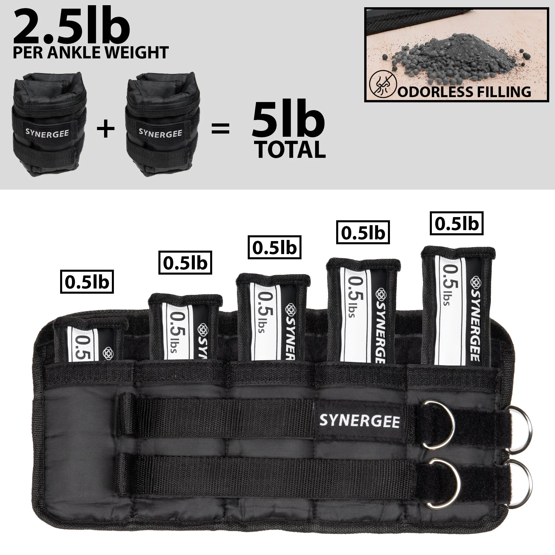 Synergee - Adjustable Ankle/Wrist Weights - Image 15