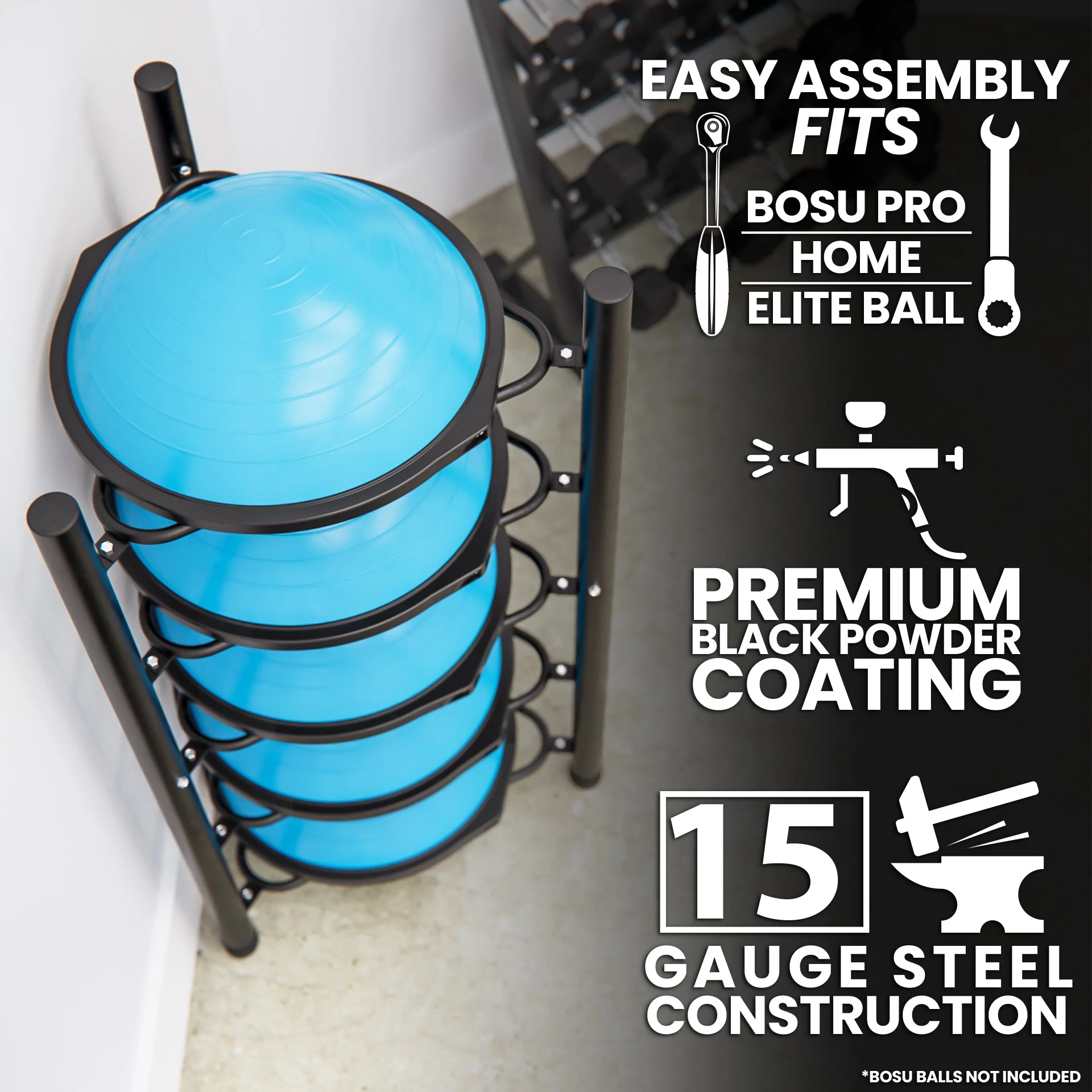 Synergee - Bosu Ball Rack - Image 5