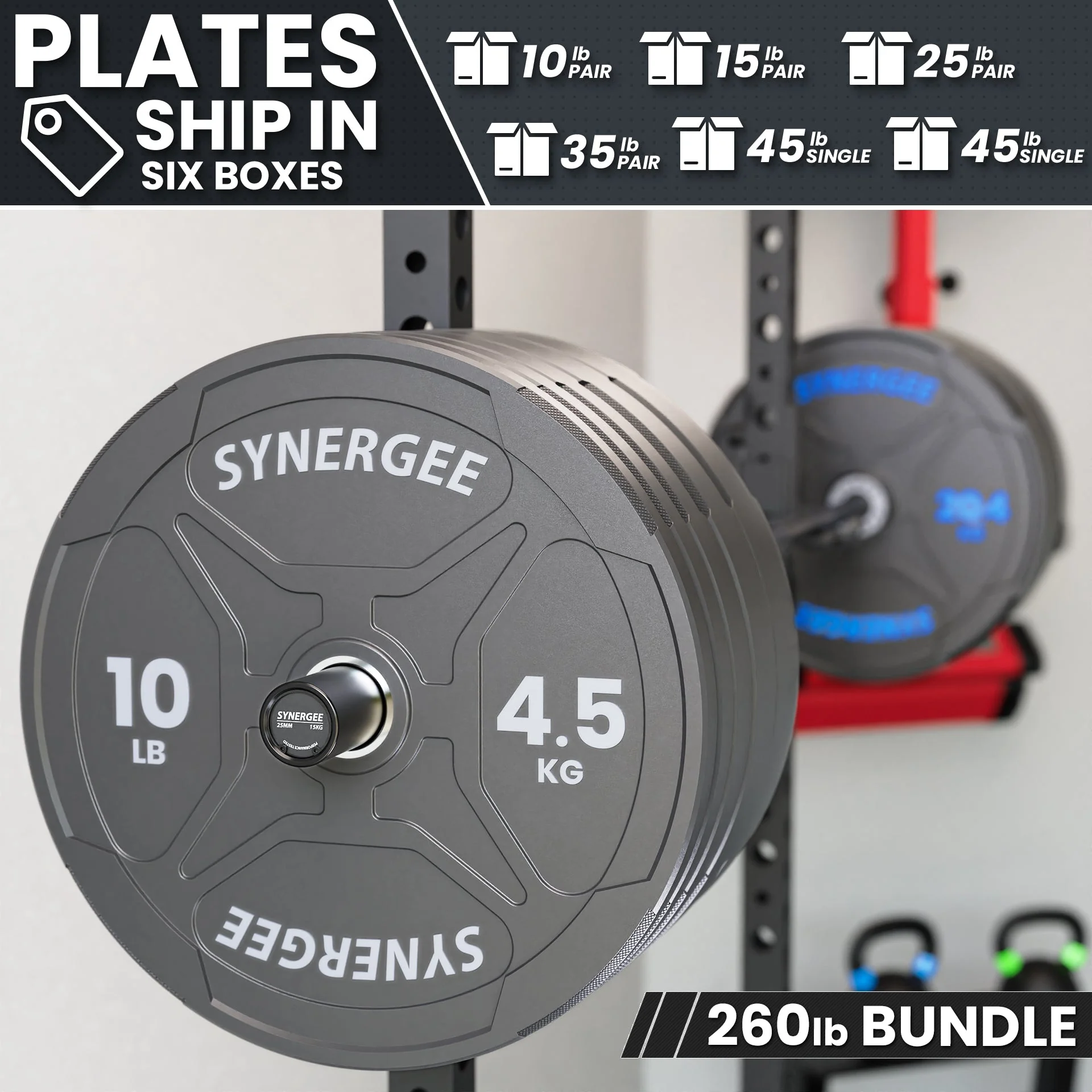 Synergee - Ez Grip Bumper Plates - Image 35