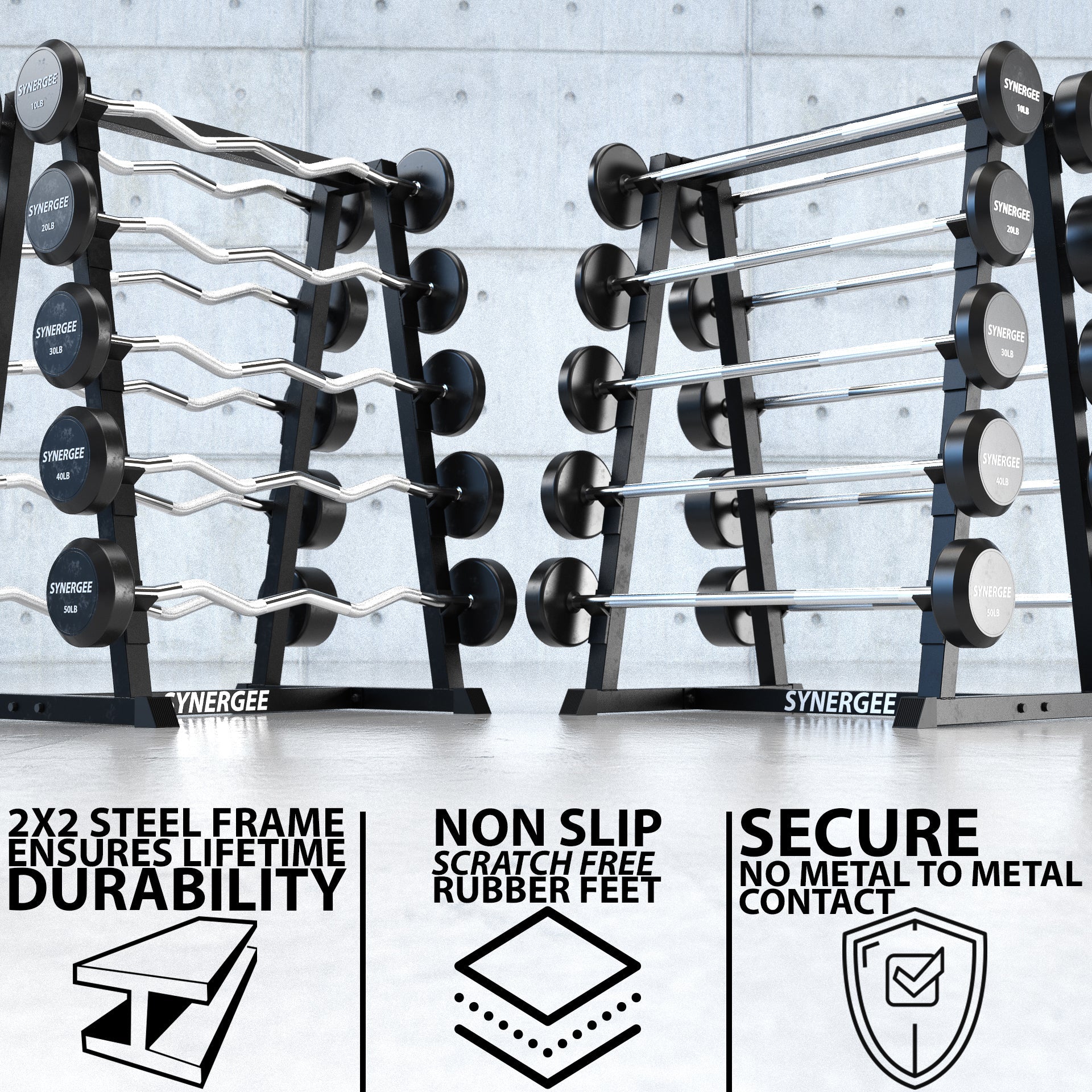 Synergee - Fixed Barbell Storage Rack - Image 3