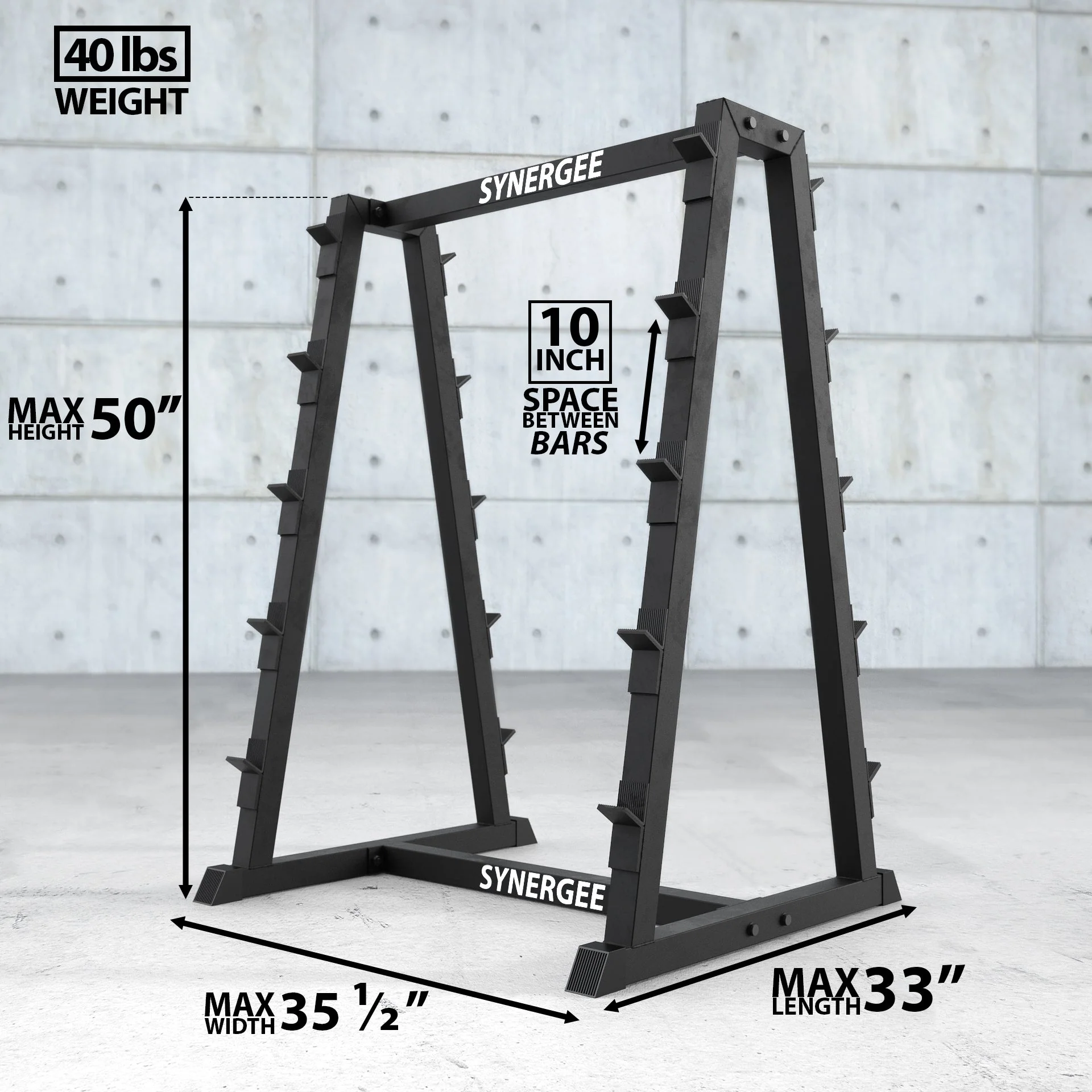 Synergee - Fixed Barbell Storage Rack - Image 5