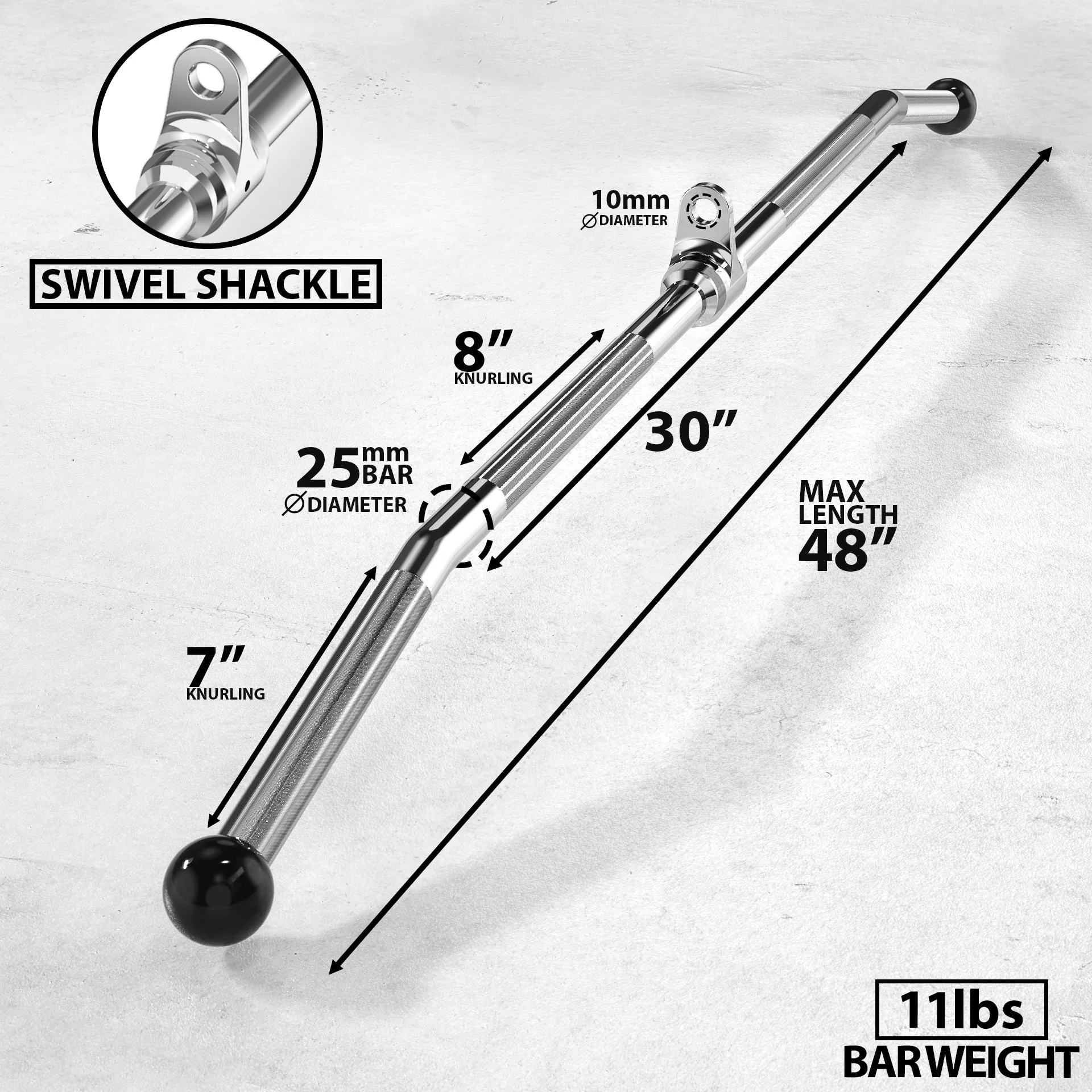 Synergee - Lat Bar Cable Attachment - Image 4