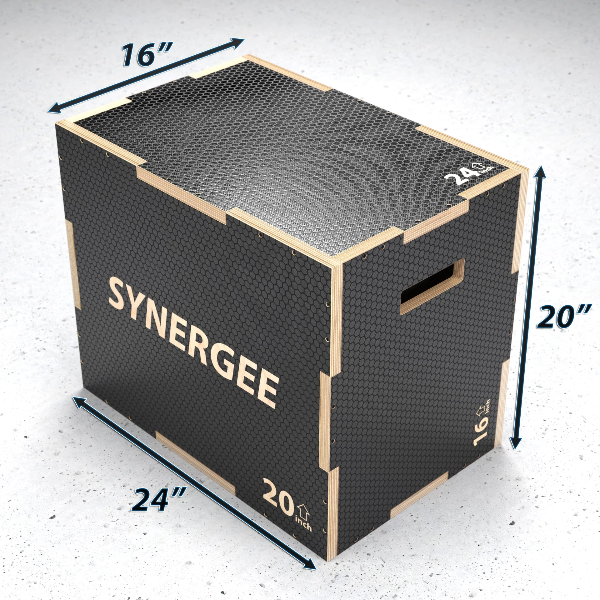 Synergee - Non-Slip 3-in-1 Wood Plyo Boxes - Image 11