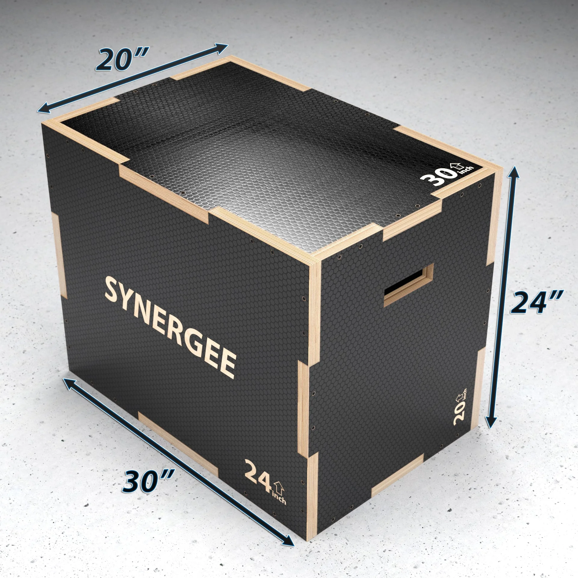 Synergee - Non-Slip 3-in-1 Wood Plyo Boxes - Image 12