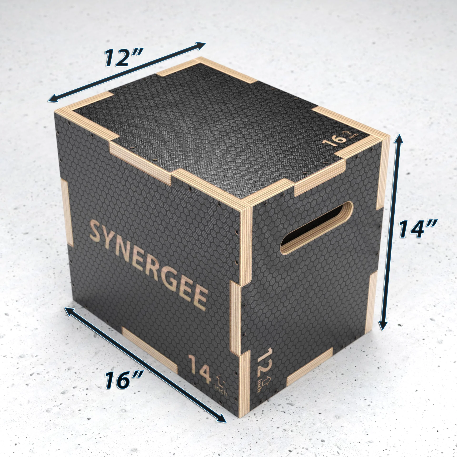 Synergee - Non-Slip 3-in-1 Wood Plyo Boxes - Image 9