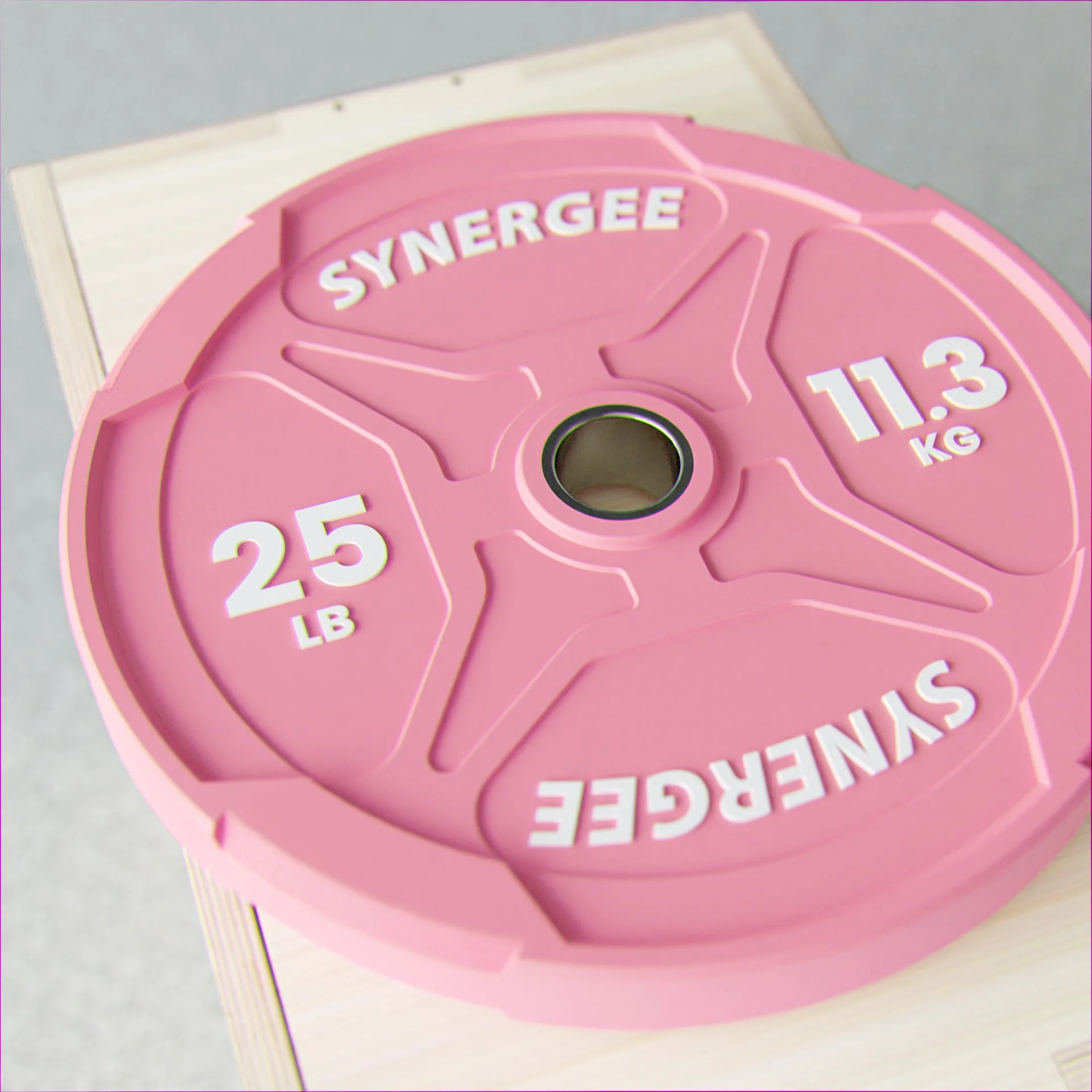 Synergee - Pink Ez Grip Bumper Plates - Image 41