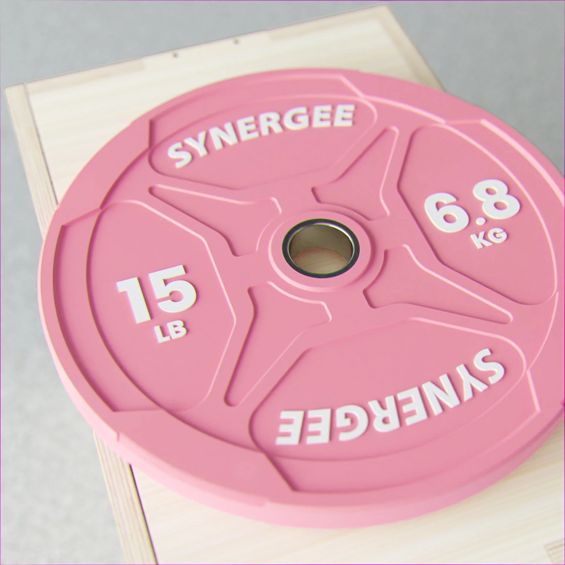 Synergee - Pink Ez Grip Bumper Plates - Image 42