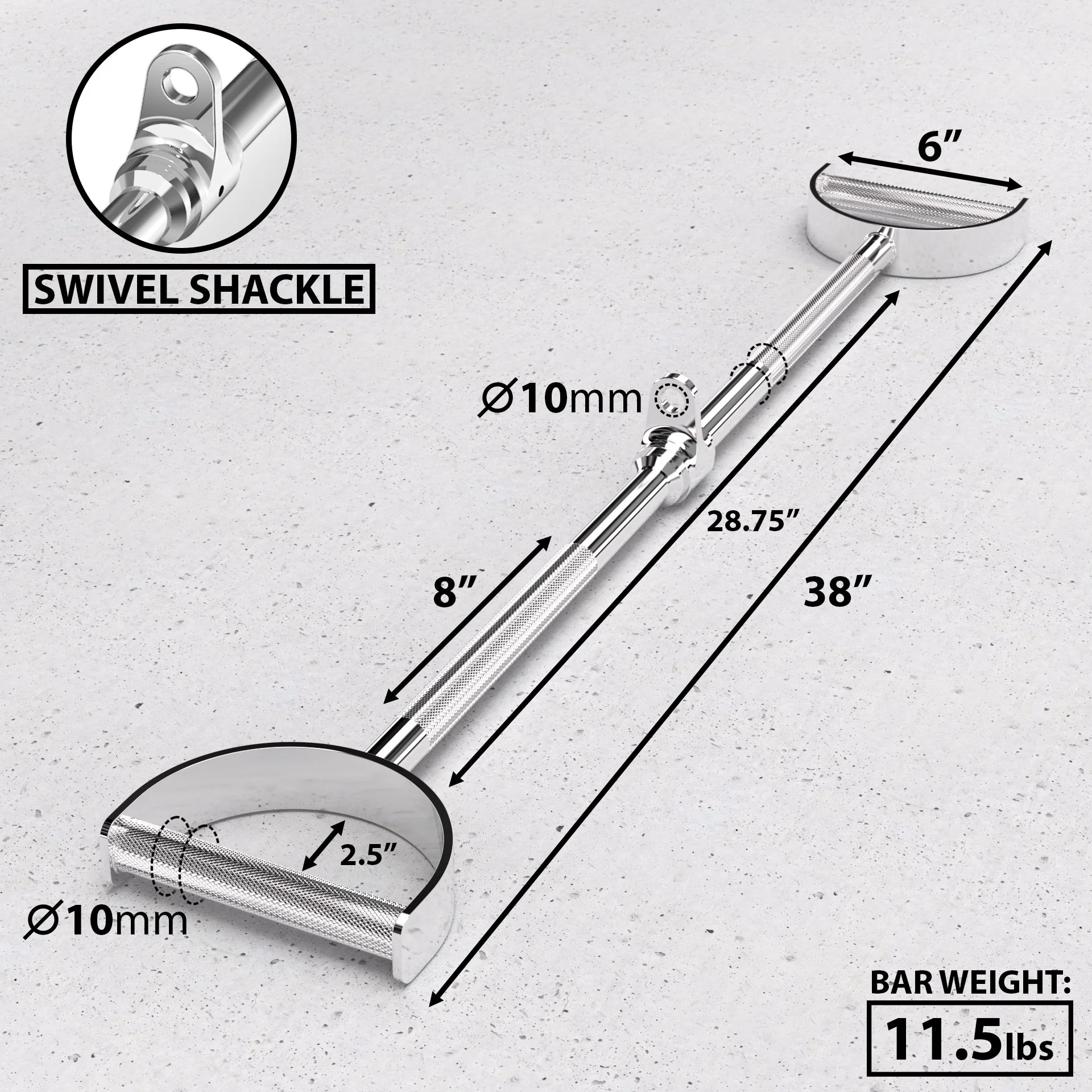 Synergee - Pro-Style Lat Bar Cable Attachment - Image 12