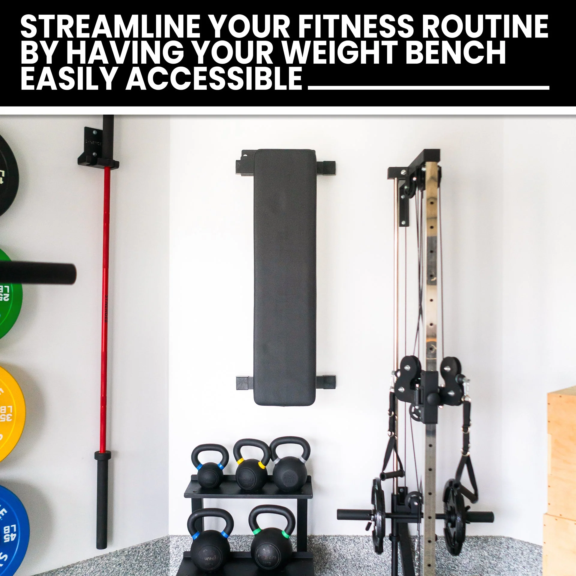 Synergee - weight bench storage rack - Image 6