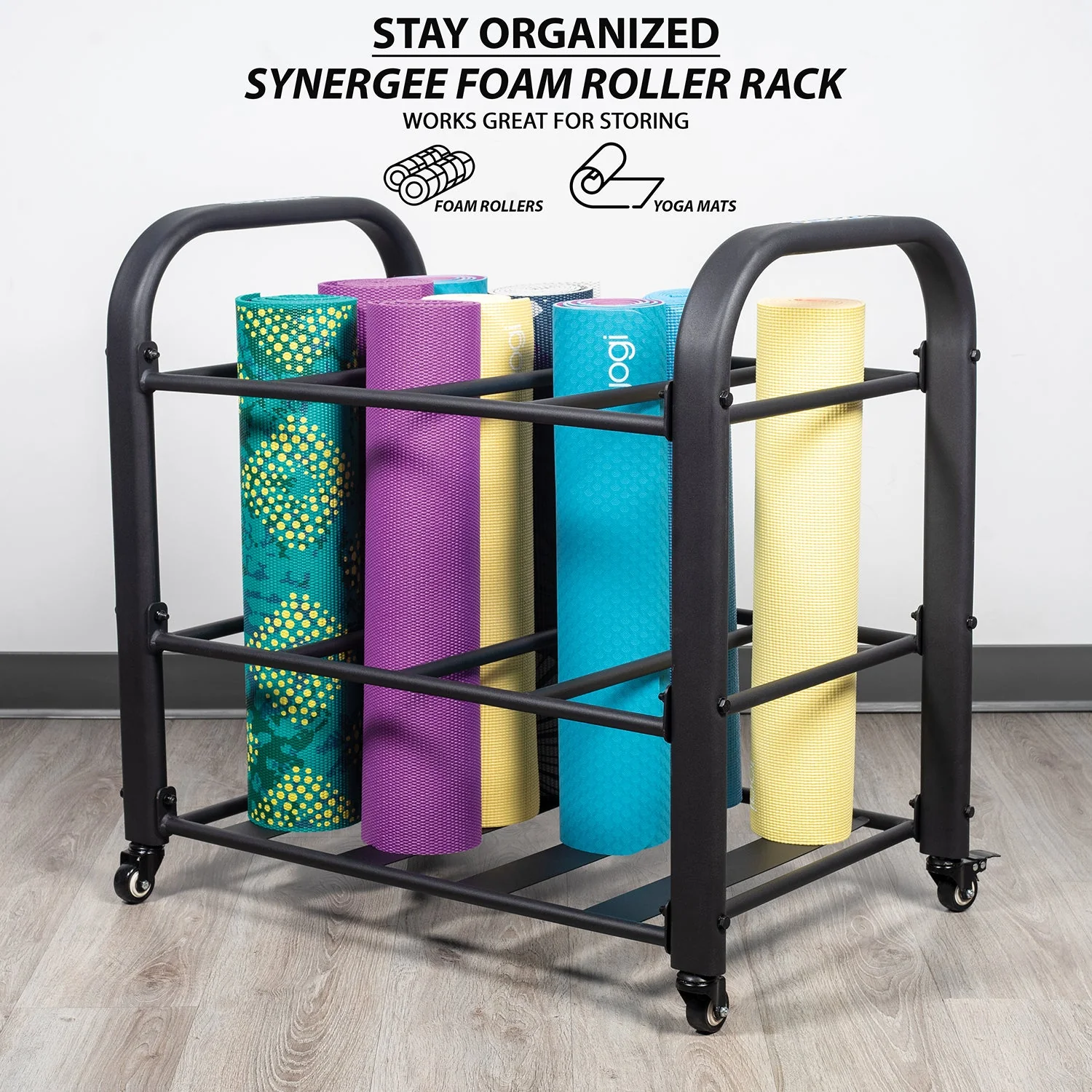 Synergee - Yoga Mat Storage Roller Rack - Image 2