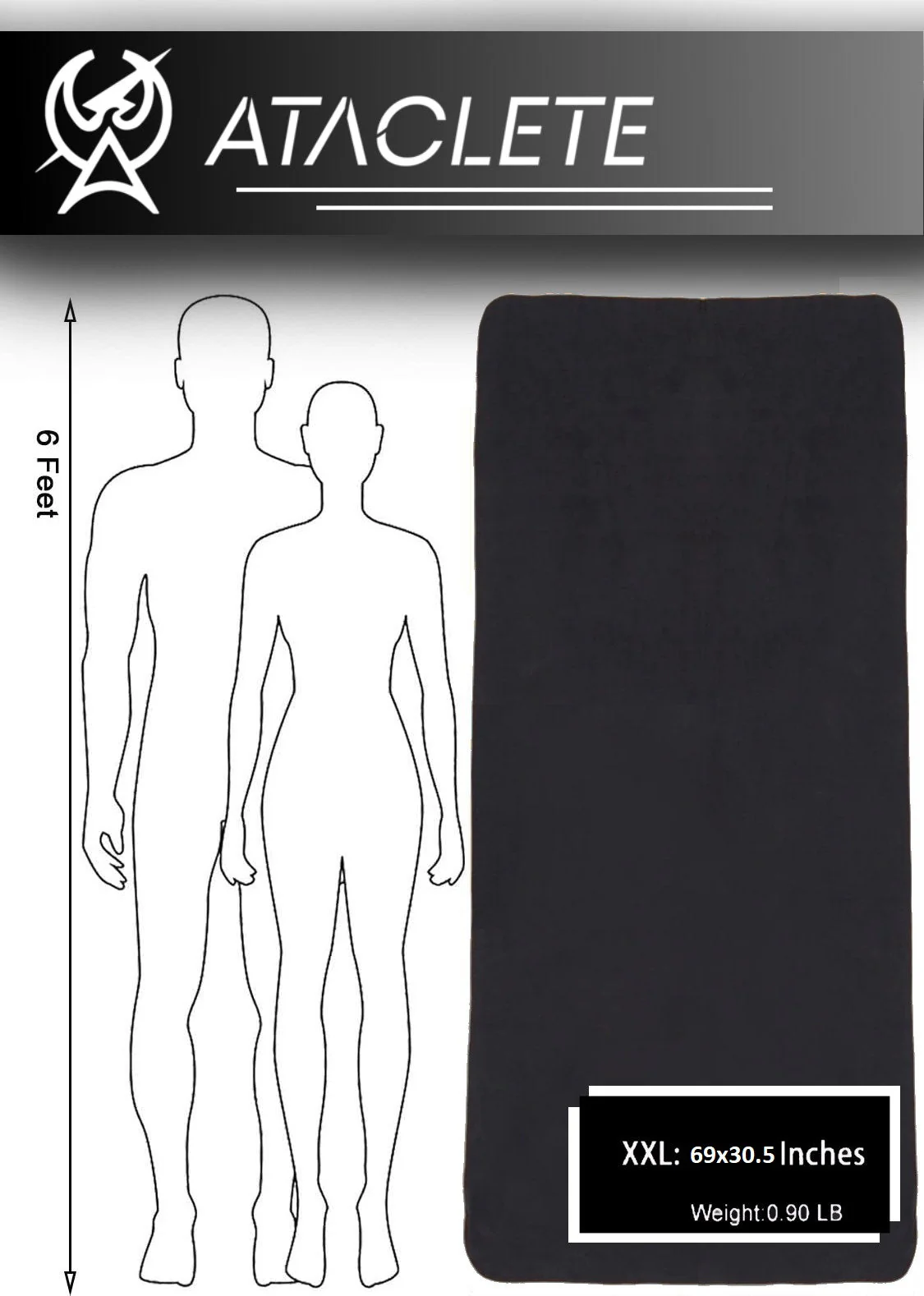 Ataclete - Tac-Dri Advanced Fiber Full-Sized Body Towel - Image 4