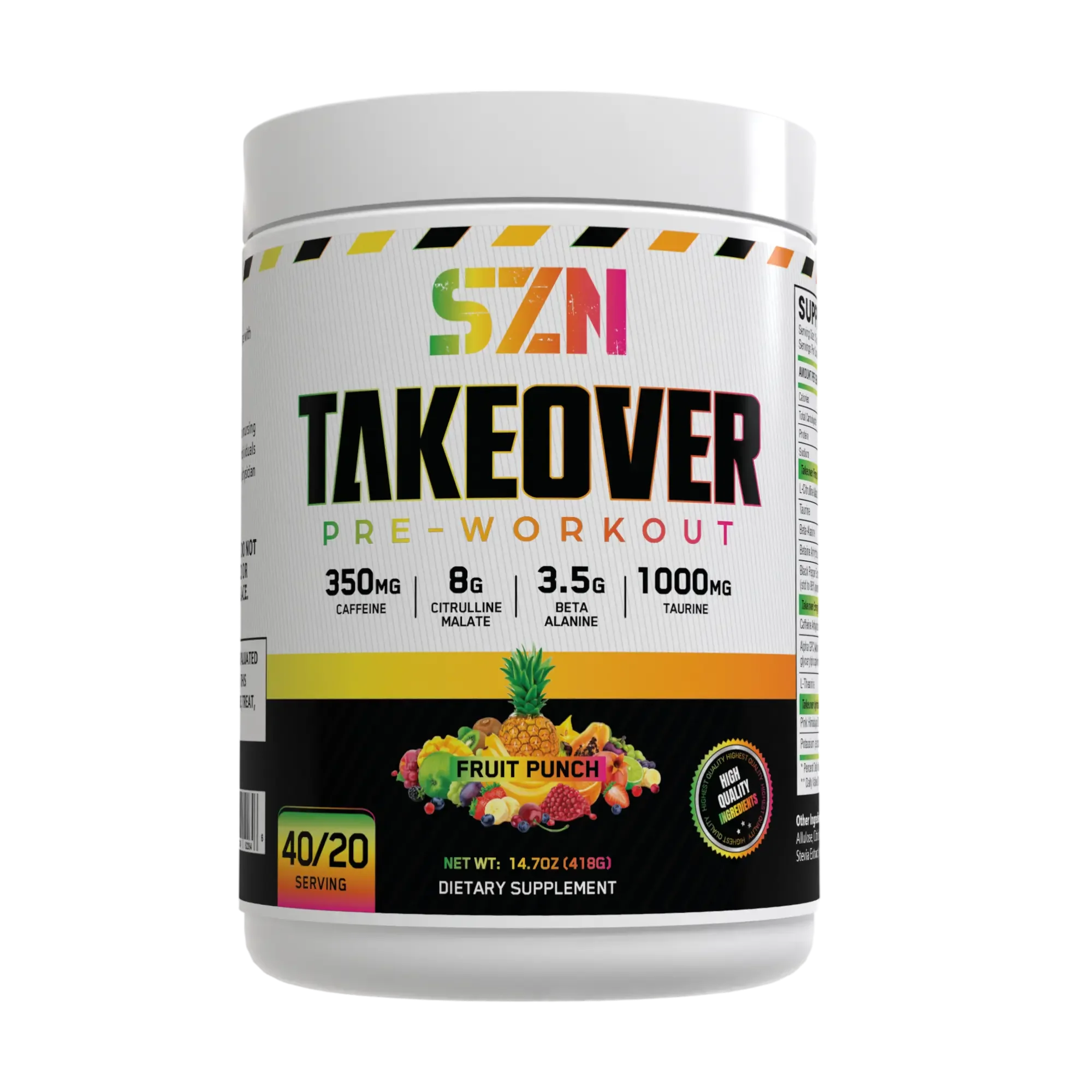 Szn Supplements - Takeover Pre Workout