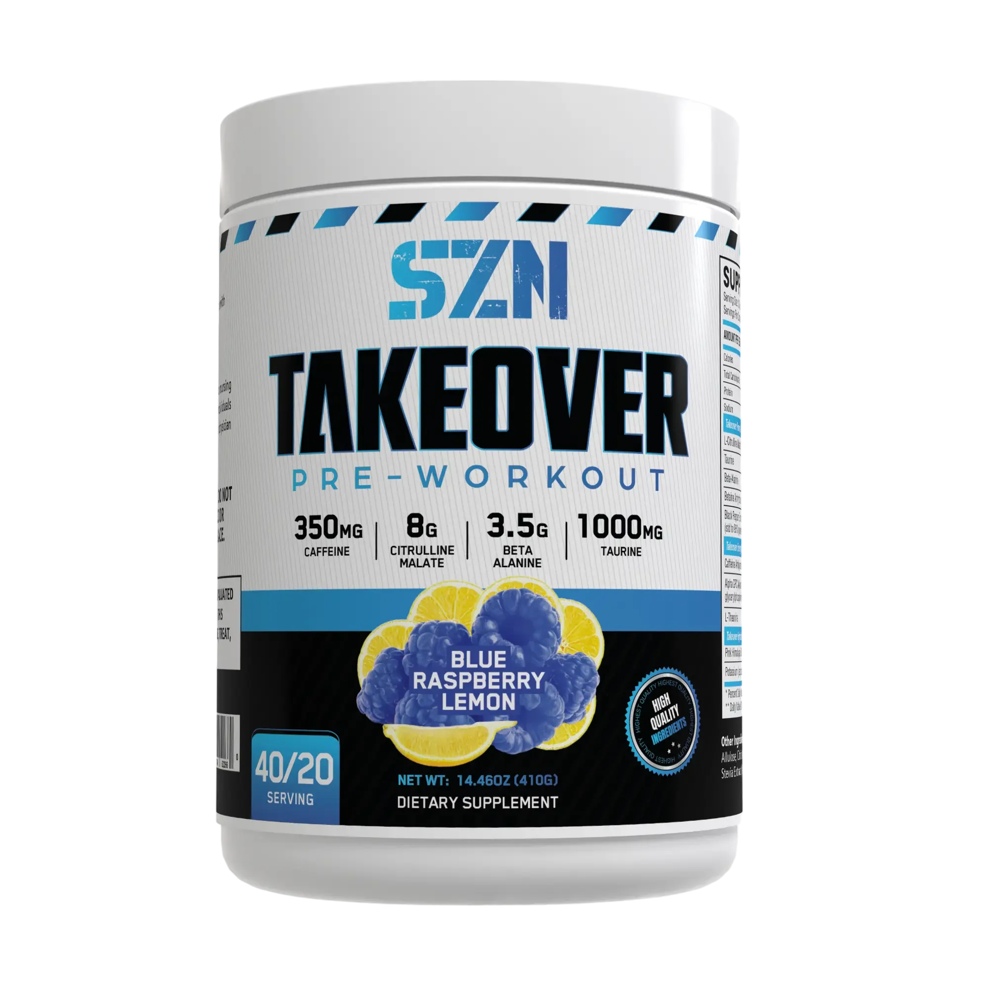 Szn Supplements - Takeover Pre Workout - Image 3