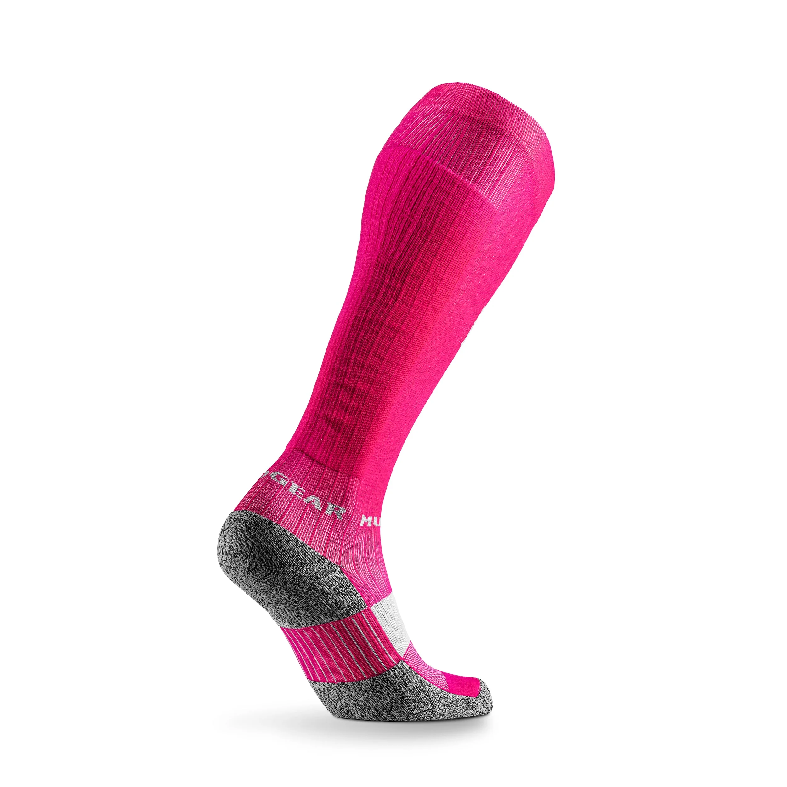 Mudgear - Tall Compression Socks (Pink/Gray) - Image 9