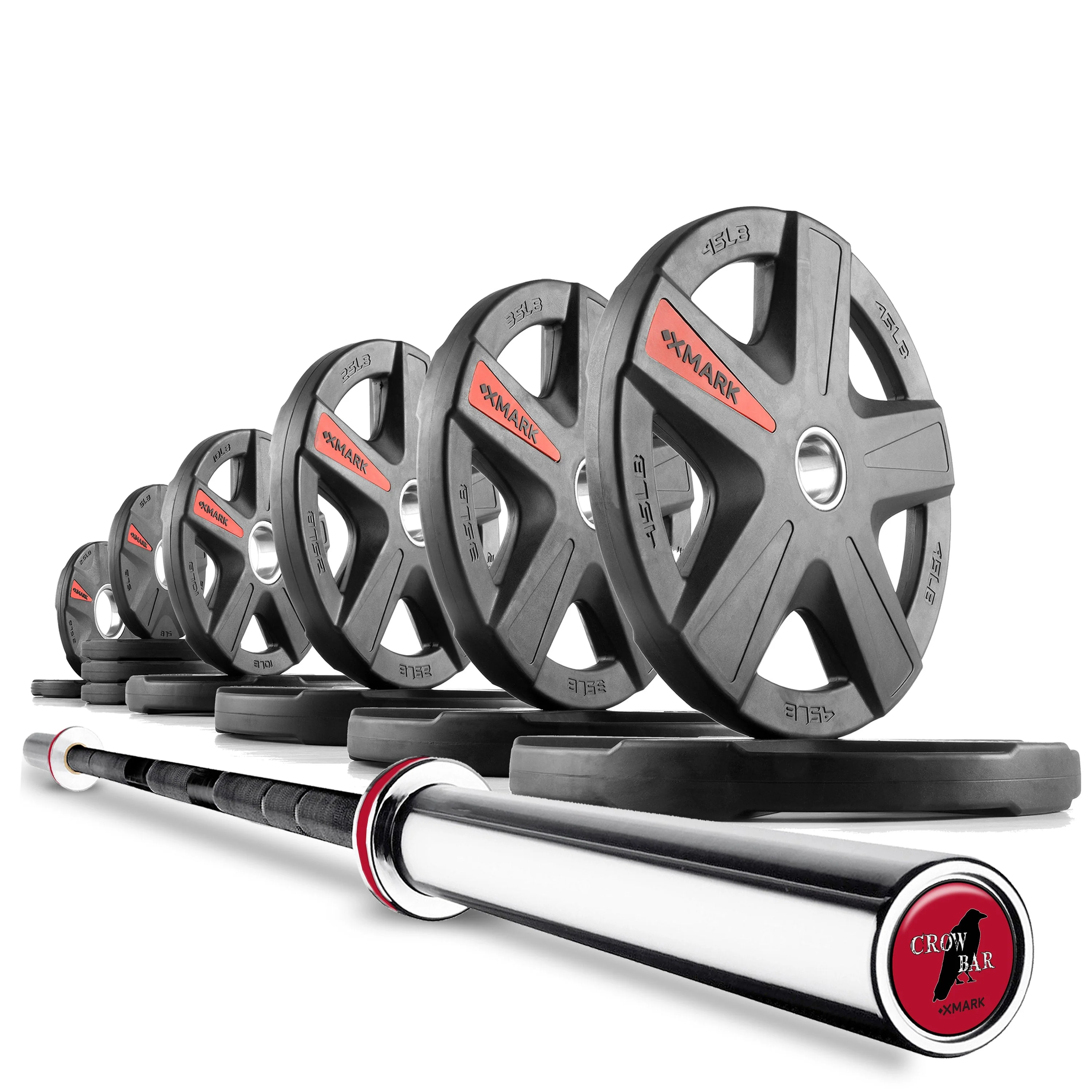 XMARK - Texas Star Olympic Weight Plates and Olympic Barbell Sets - Image 3