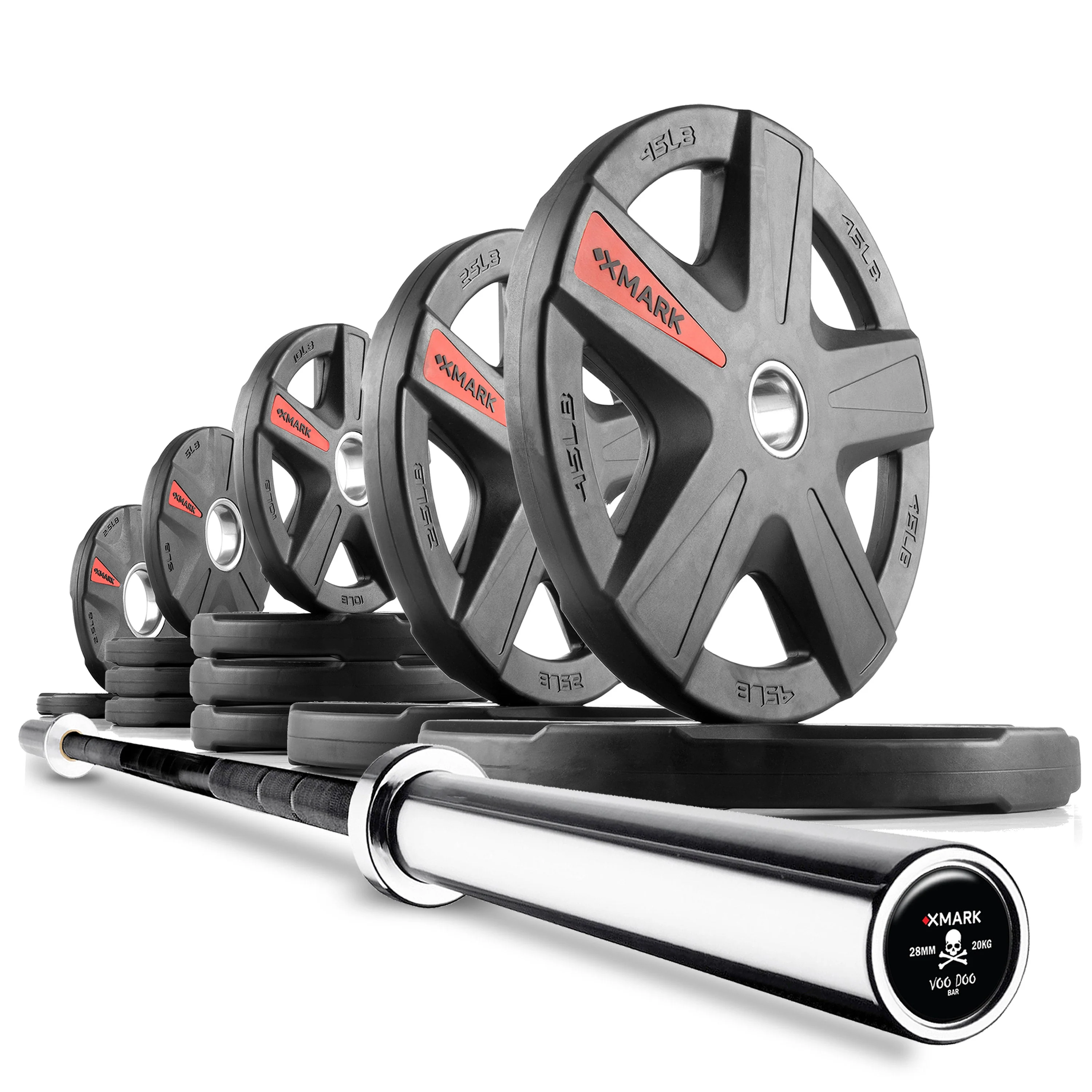 XMARK - Texas Star Olympic Weight Plates and Olympic Barbell Sets - Image 6