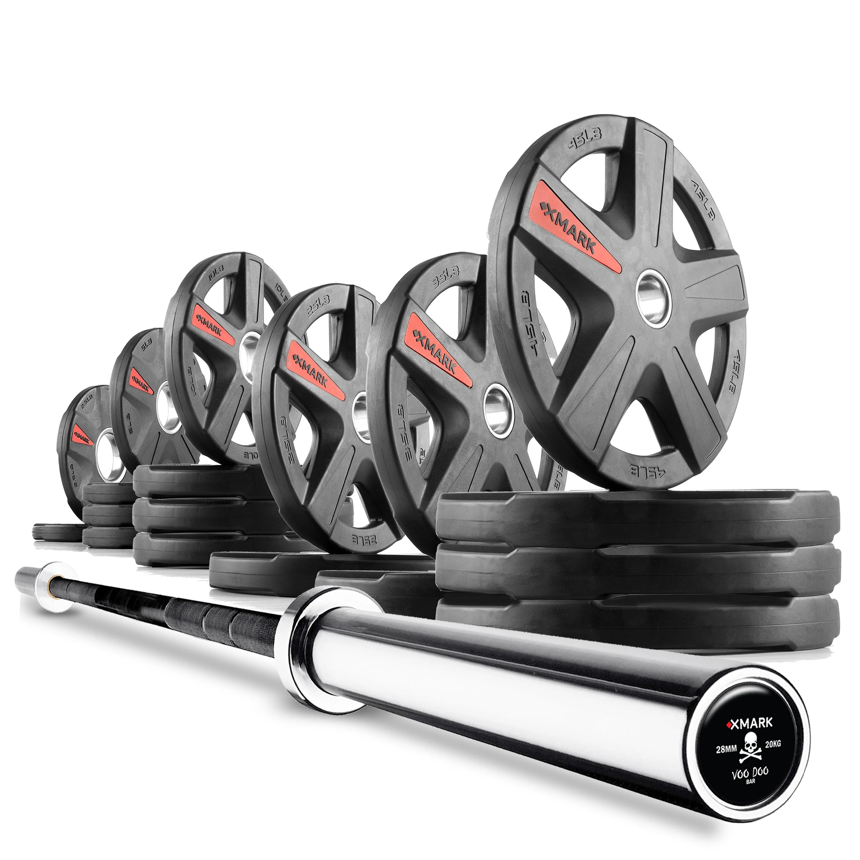 XMARK - Texas Star Olympic Weight Plates and Olympic Barbell Sets - Image 8