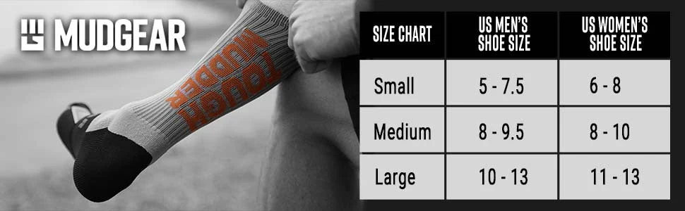 Mudgear - Tough Mudder by Mudgear Crew Height Sock - Image 13