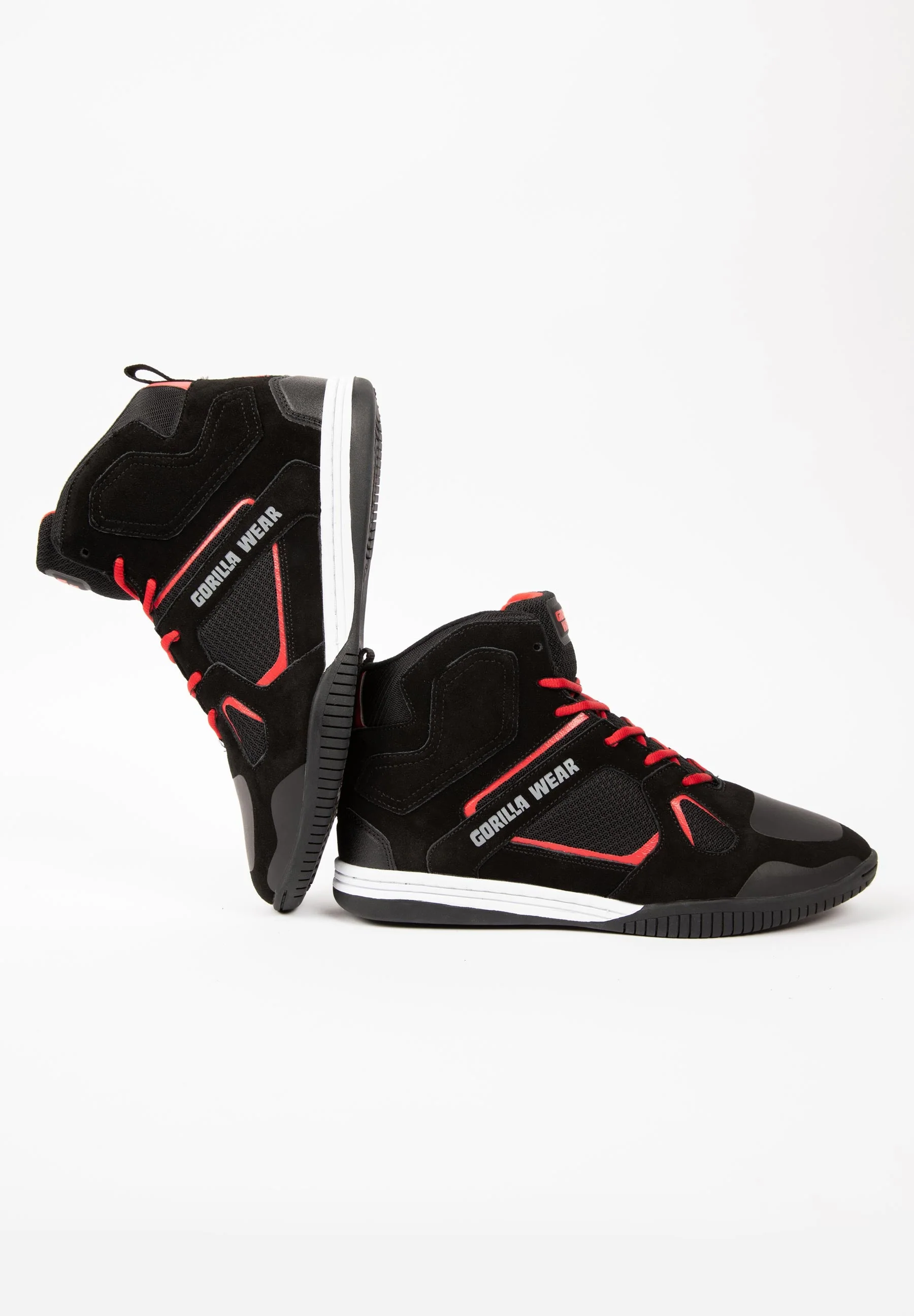 Gorilla Wear - Troy High Tops - Black/Red - Image 7