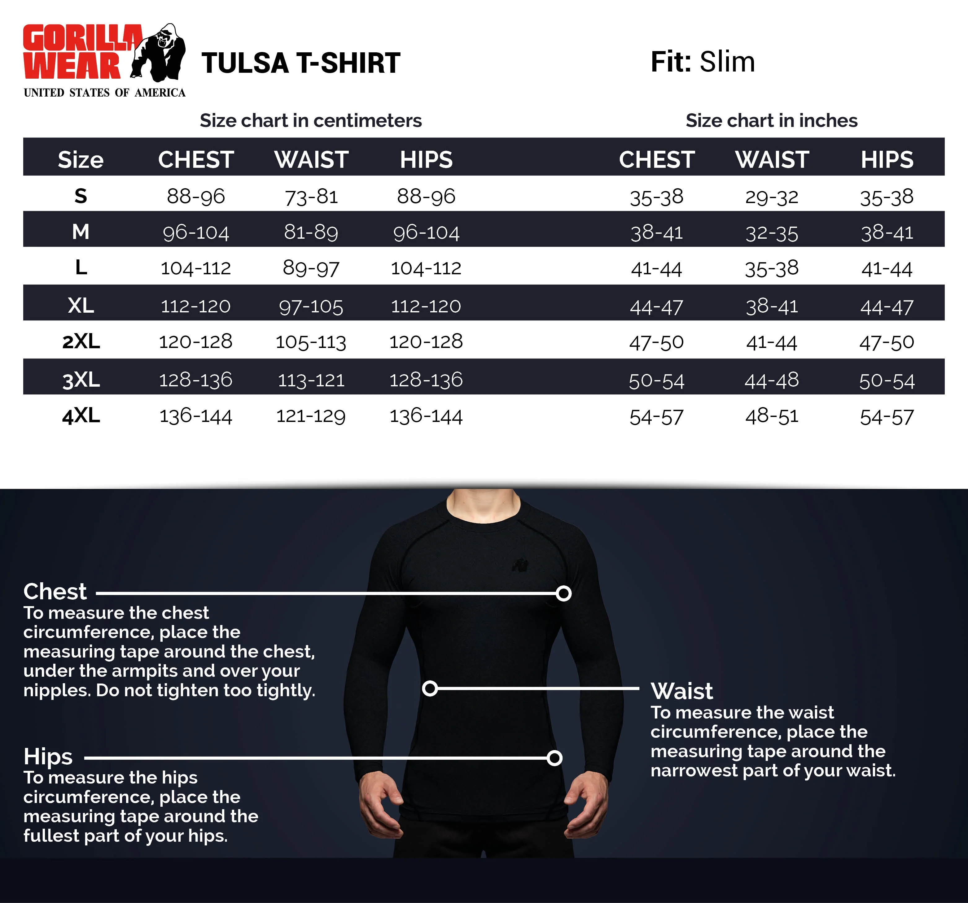 Gorilla Wear - Tulsa T-Shirt - Blue - Image 7