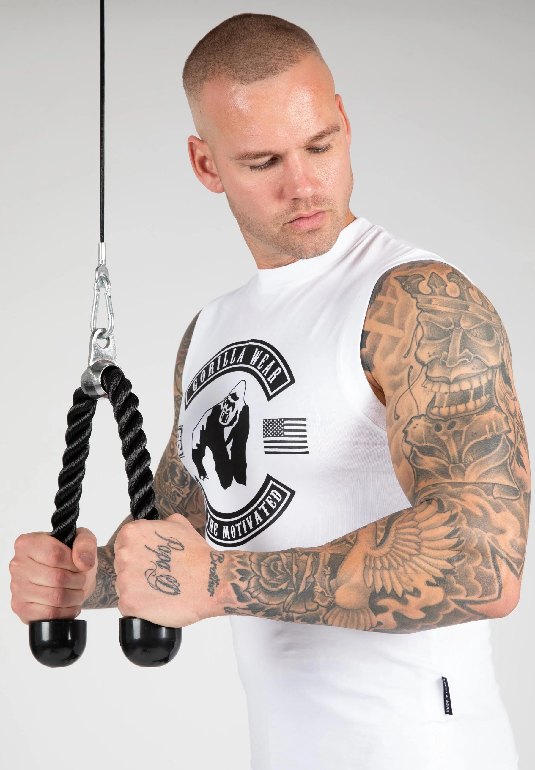 Gorilla Wear - Tulsa Tank Top - White - Image 4