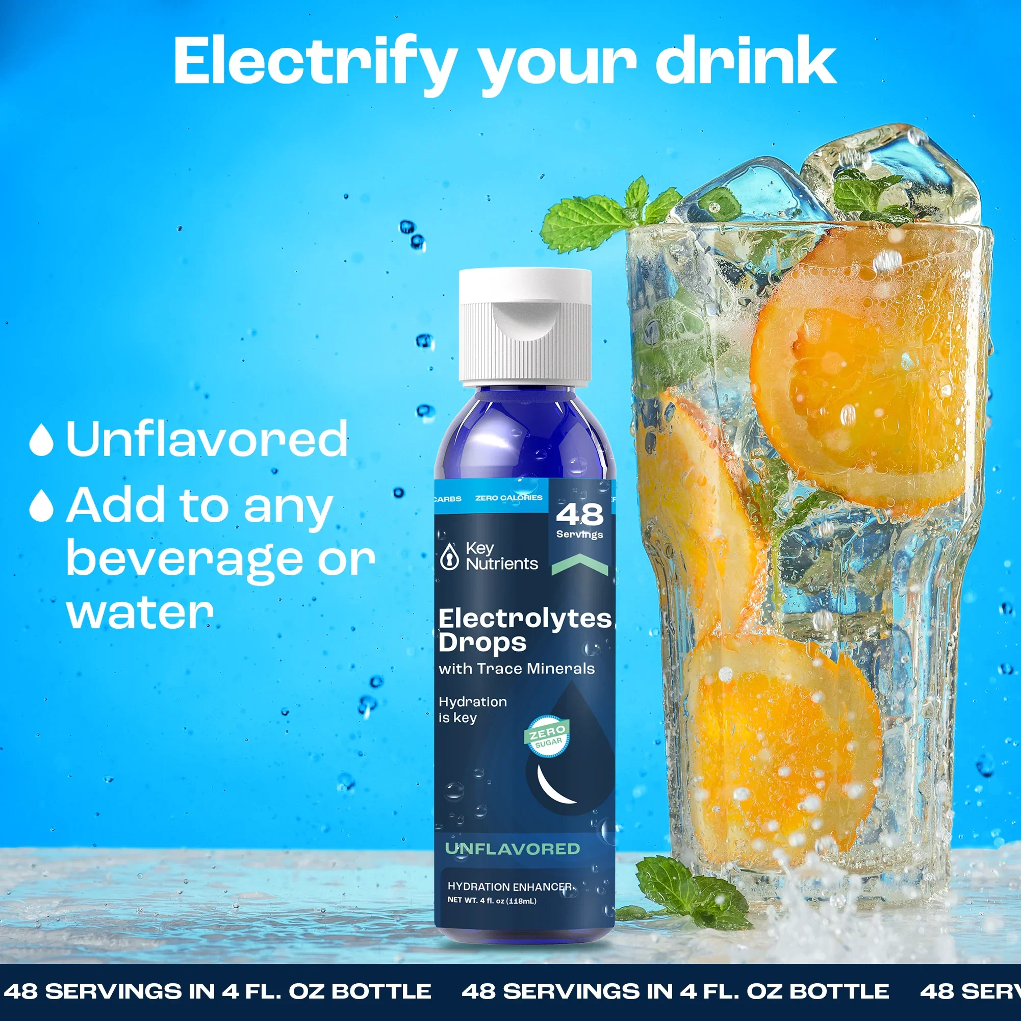 Key Nutrients - Key Nutrients - In Unflavored Liquid Electrolyte Drops - Image 4