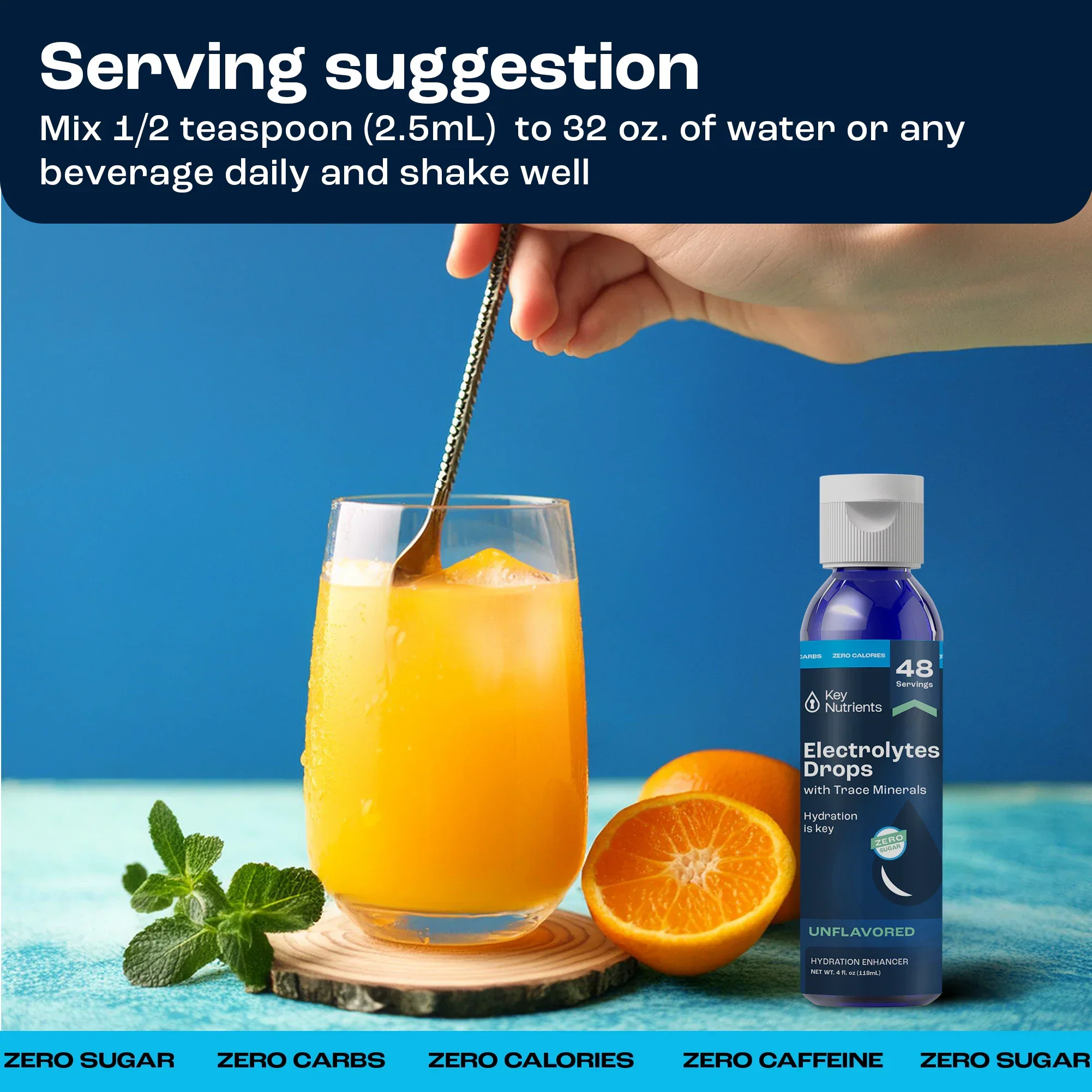 Key Nutrients - Key Nutrients - In Unflavored Liquid Electrolyte Drops - Image 6