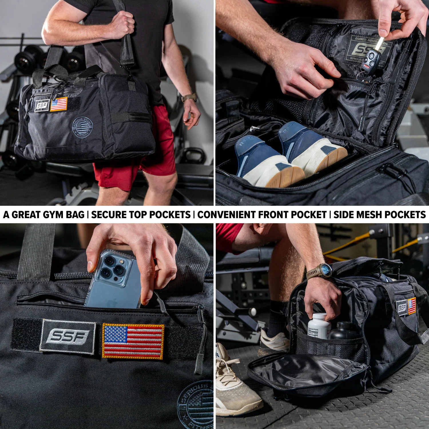 Serious Steel Fitness - Utility Bag | Sneaker Bag (44L) - Image 3