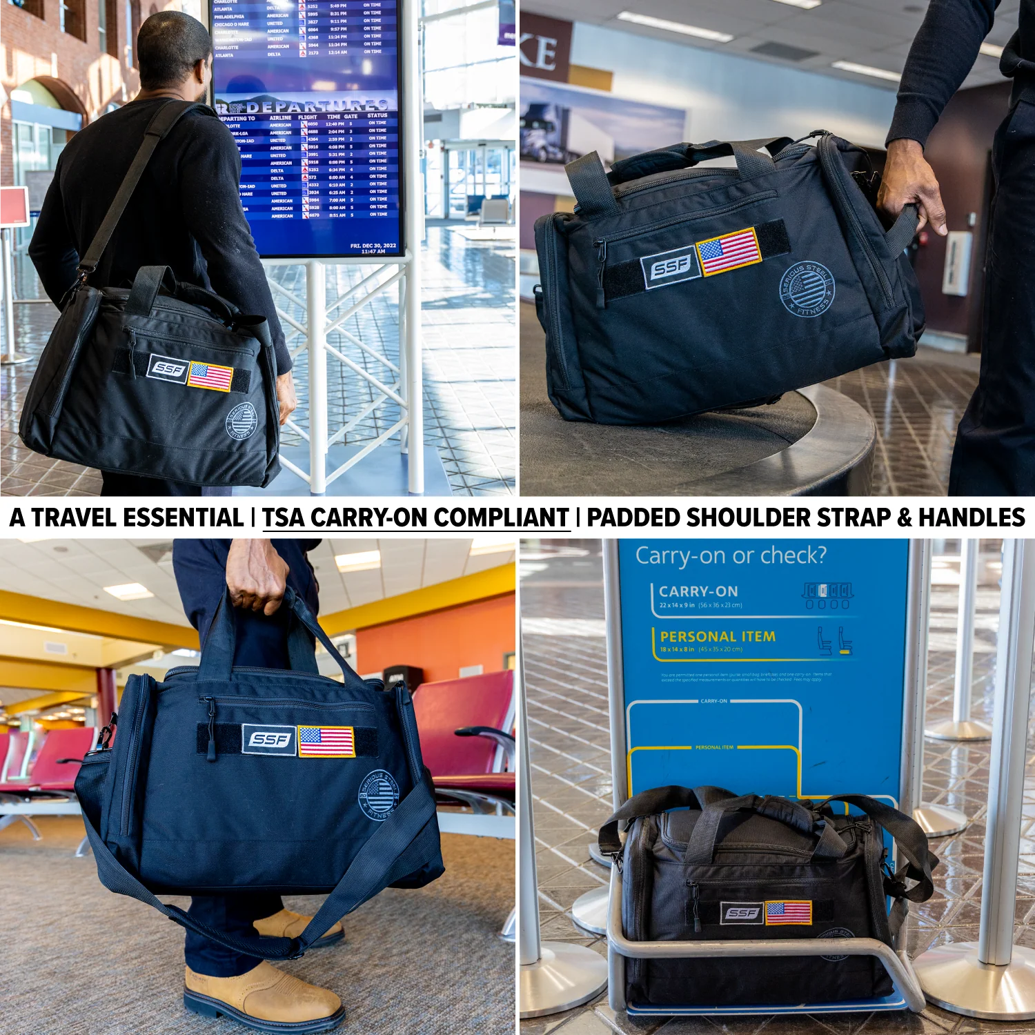 Serious Steel Fitness - Utility Bag | Sneaker Bag (44L) - Image 4