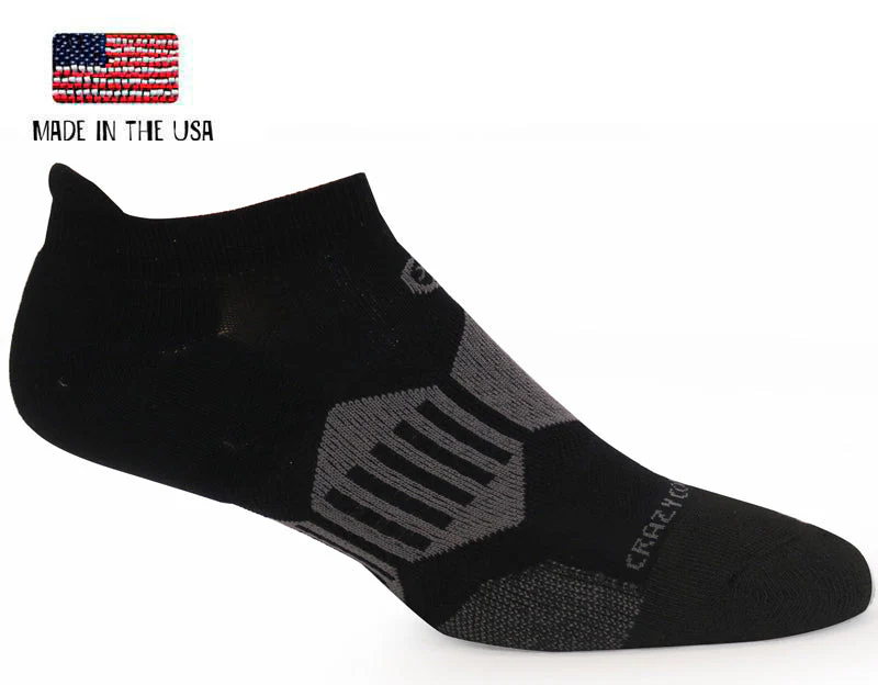 Crazy Compression - Vadar Black - Elite Running Socks - Image 4