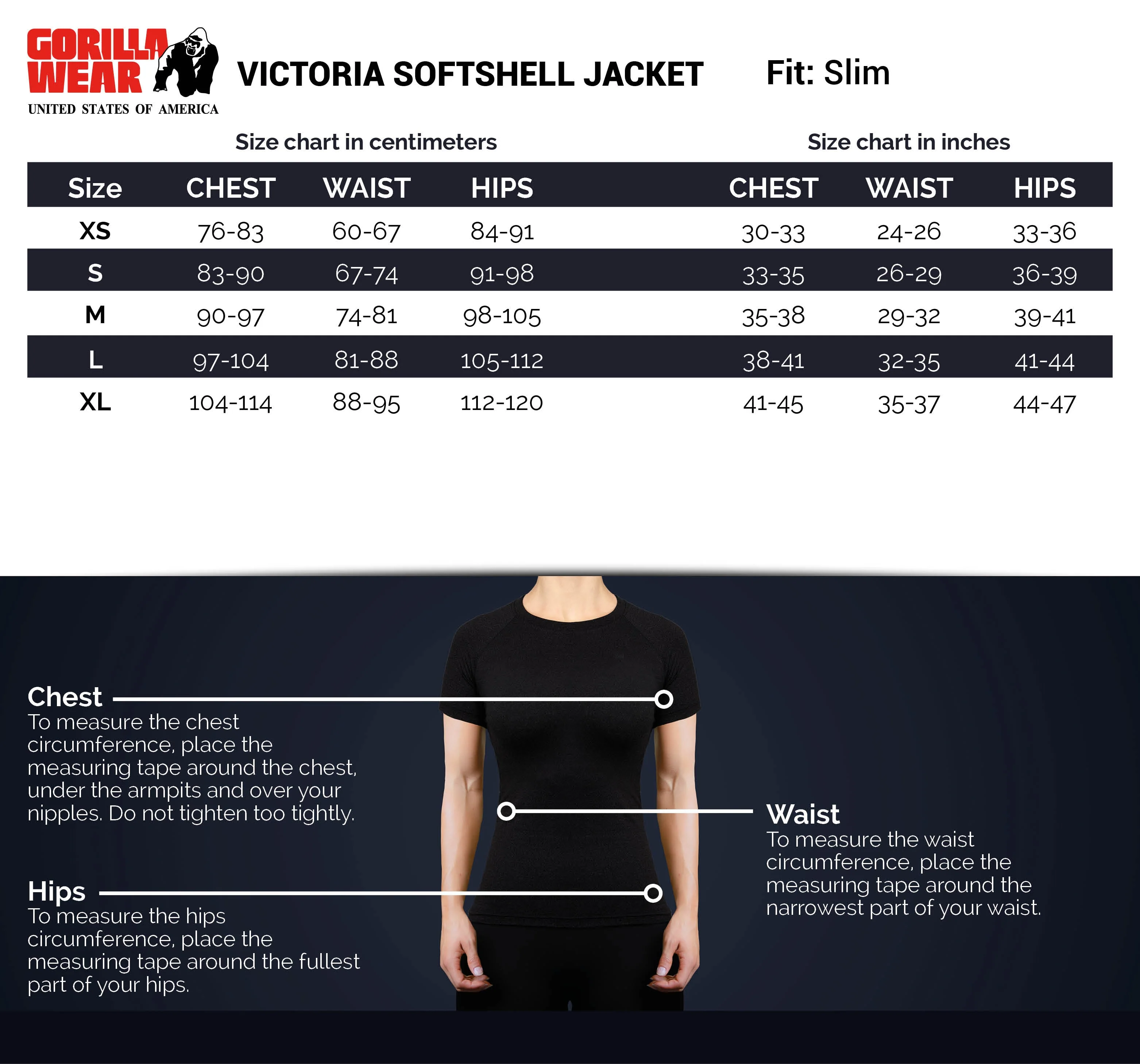 Gorilla Wear - Victoria Softshell Jacket - Black - Image 10