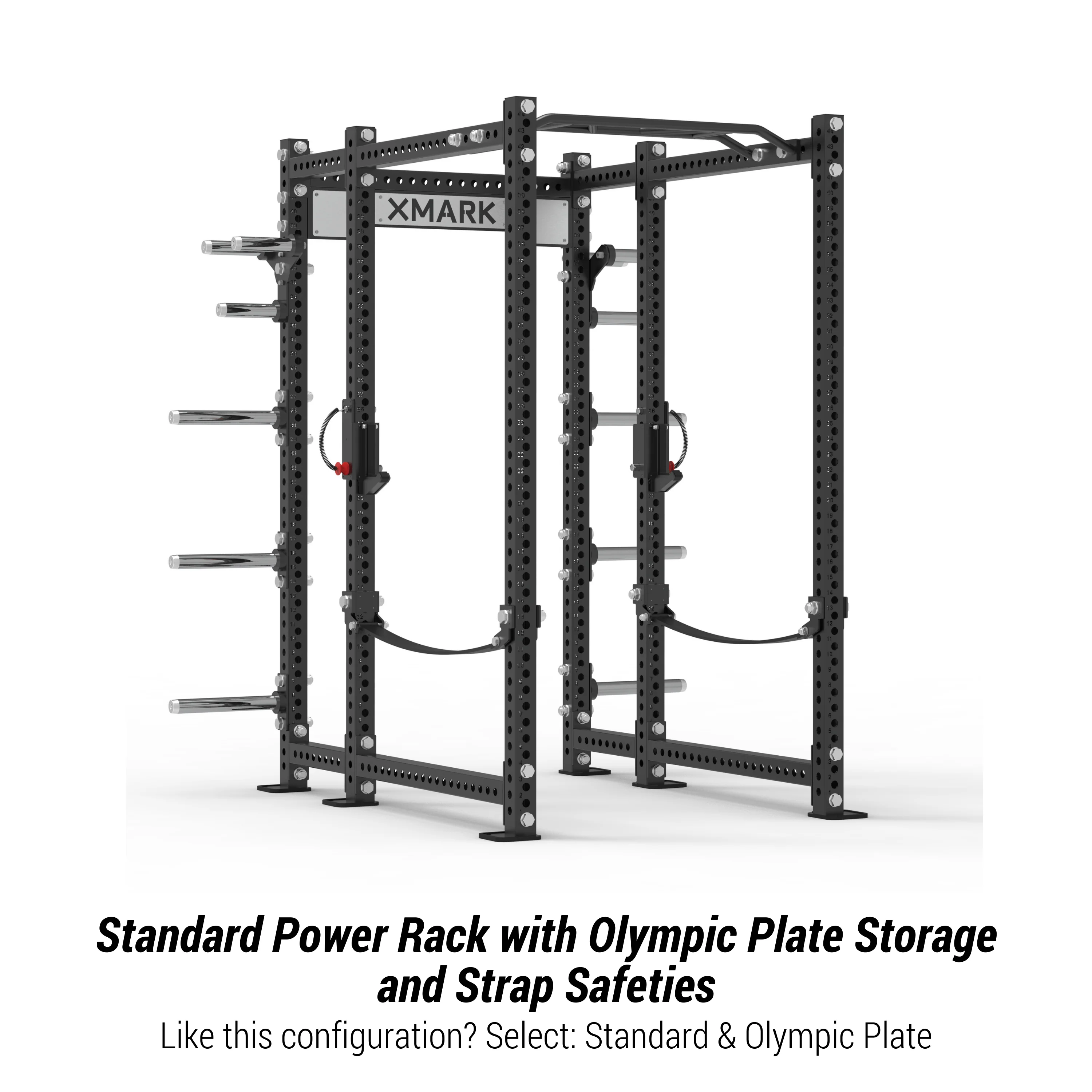 XMARK - Viper Power Rack with Storage & Strap Safeties - Image 3