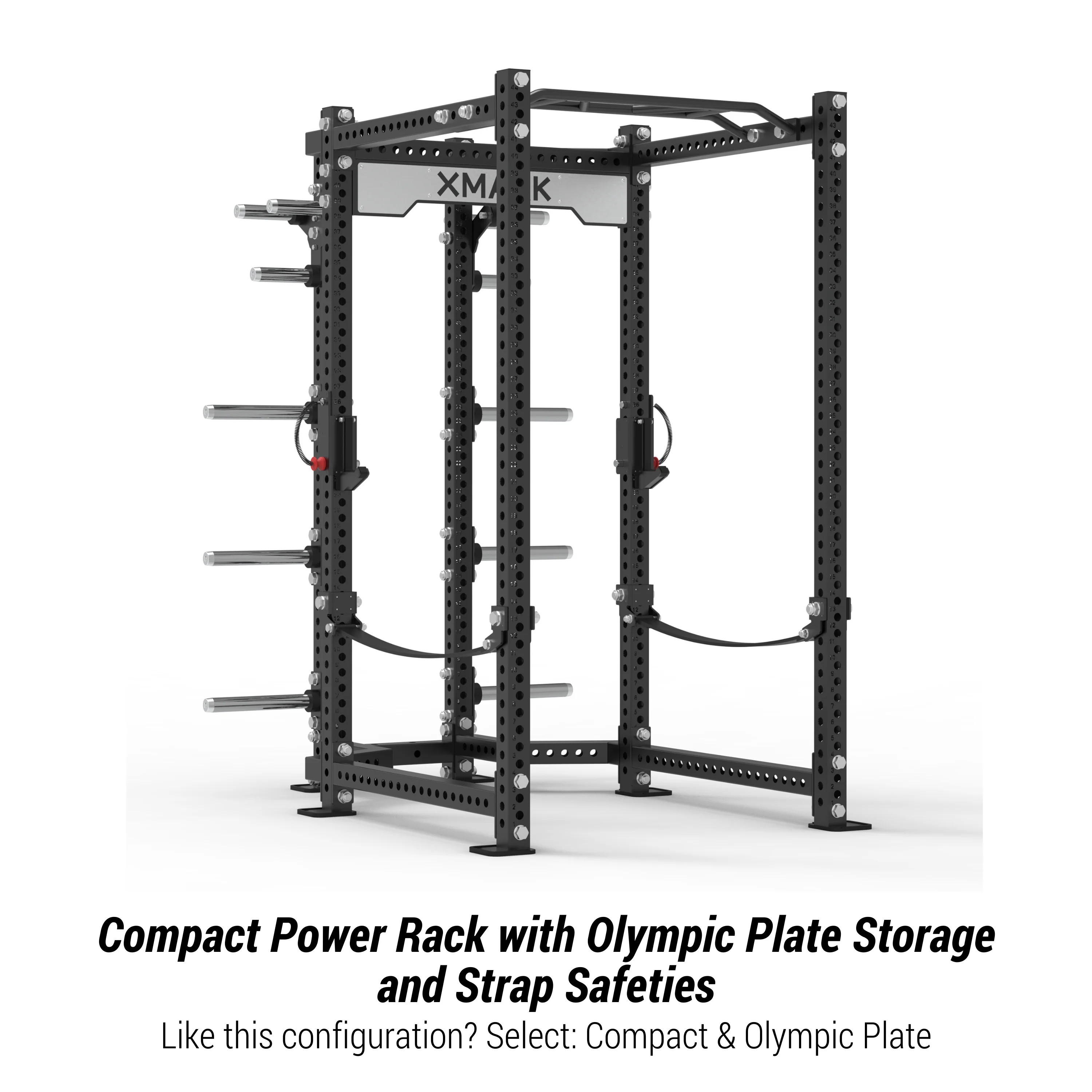 XMARK - Viper Power Rack with Storage & Strap Safeties - Image 5