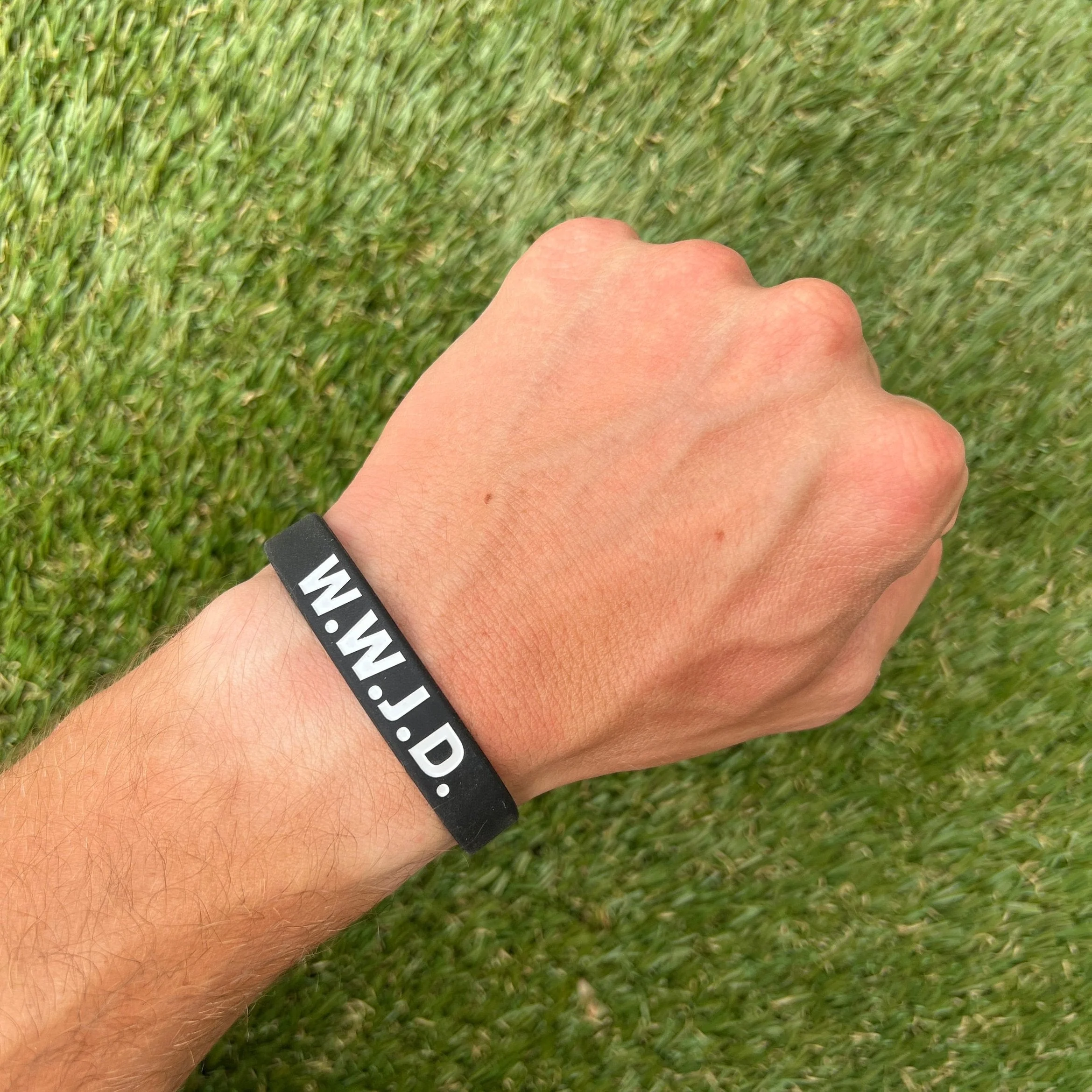 Elite Athletic Gear - W.W.J.D. Wristband - Image 2