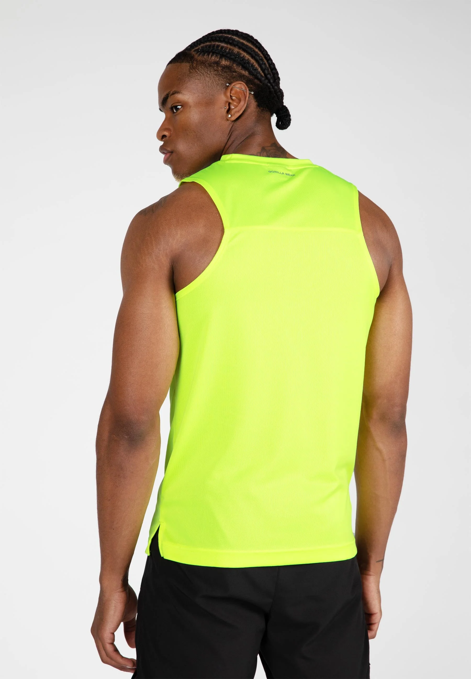 Gorilla Wear - Washington Tank Top - Neon Yellow - Image 2