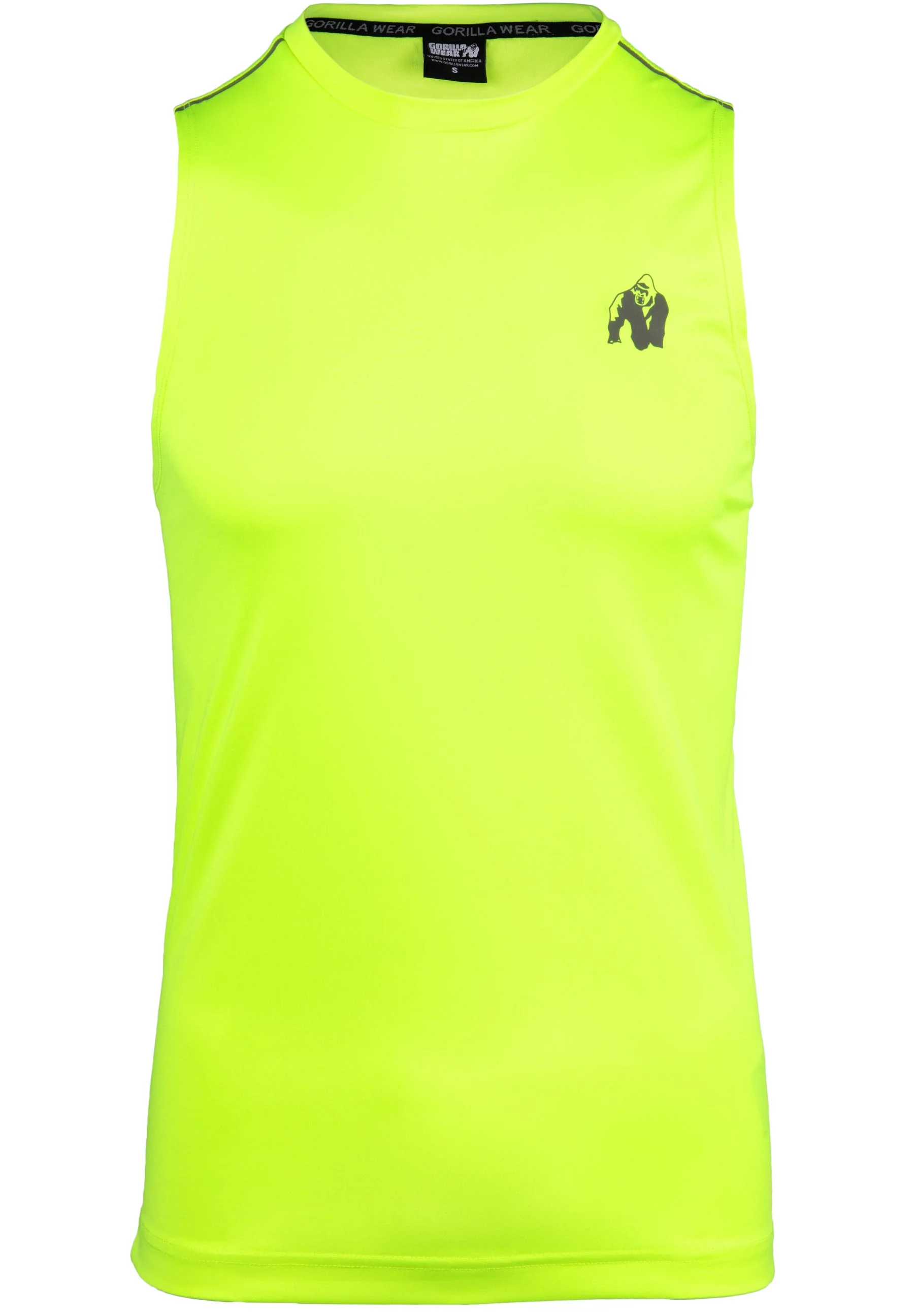 Gorilla Wear - Washington Tank Top - Neon Yellow - Image 6