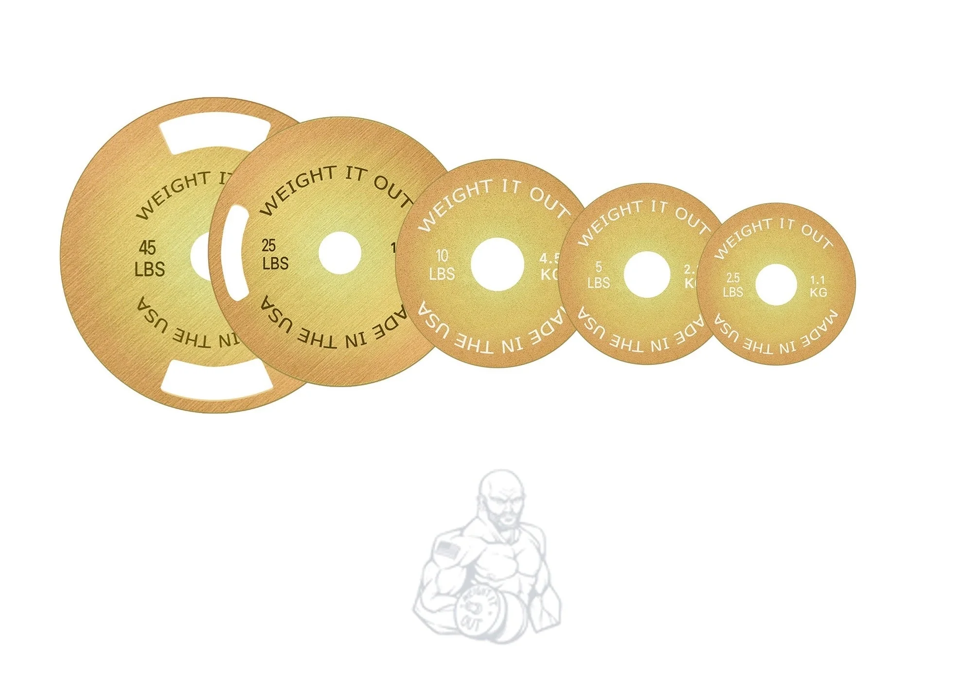 Weight It Out - Solid Steel Calibrated Weight Plate Sets - Image 17