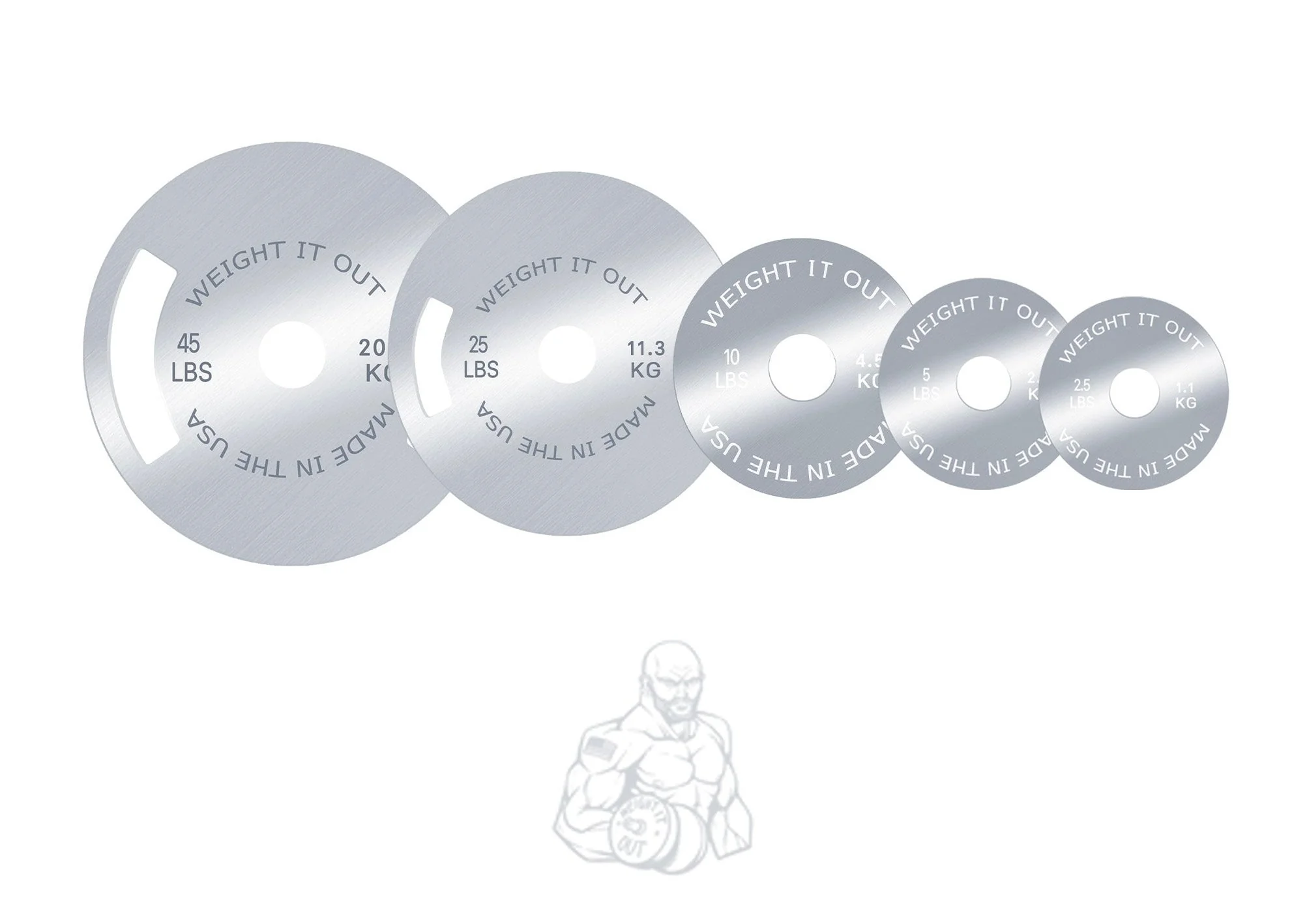 Weight It Out - Solid Steel Calibrated Weight Plate Sets - Image 18