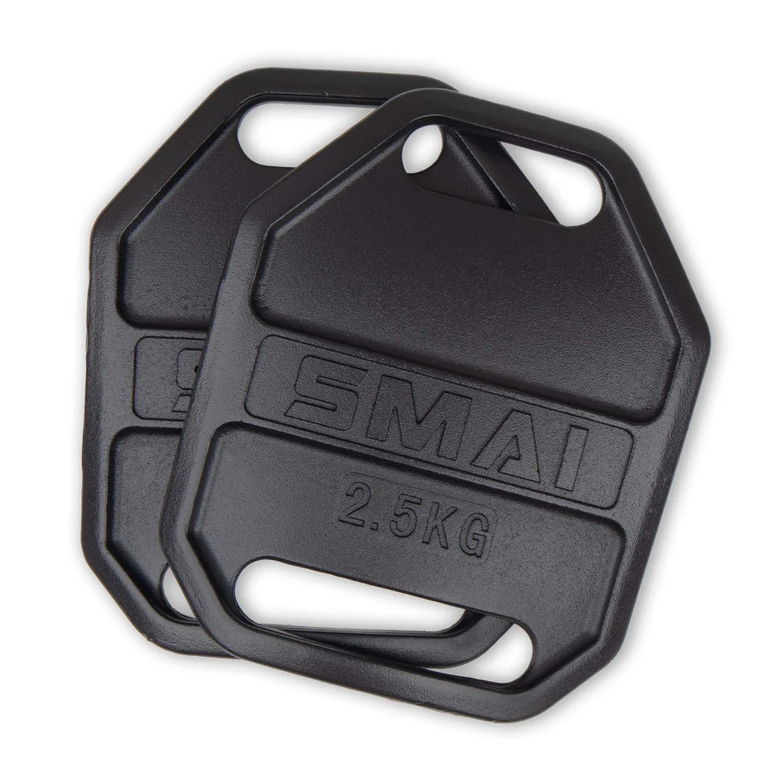 SMAI - Weight Vest Plate Pair - 5.5lb/2.5kg For Vest Black