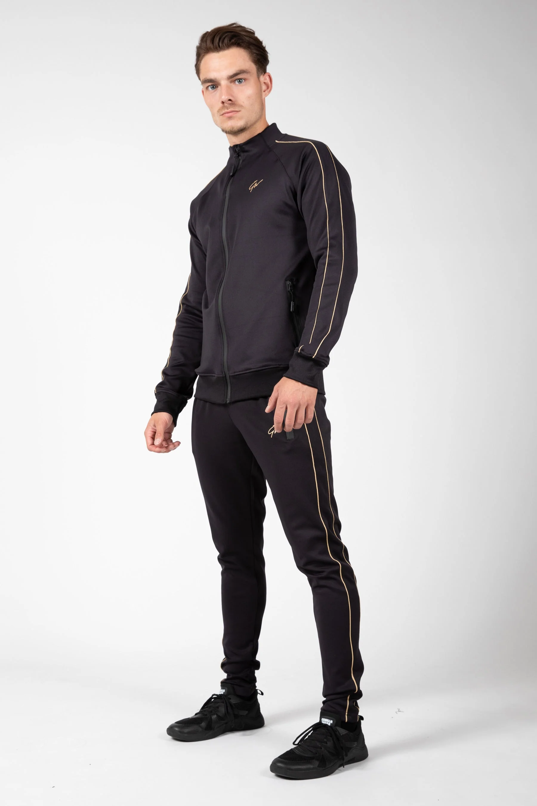 Gorilla Wear - Wenden Track Pants - Black/Gold - Image 4