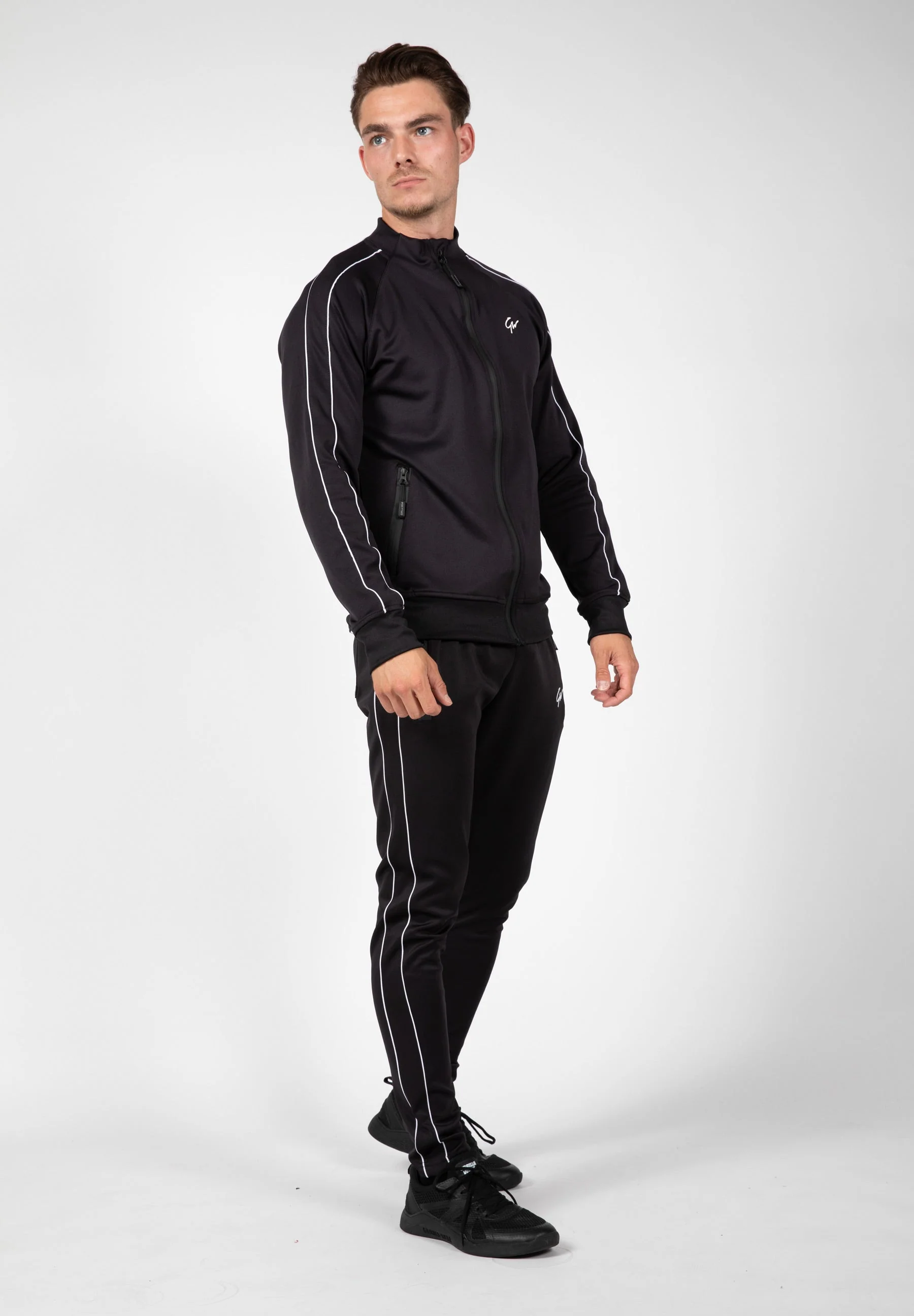 Gorilla Wear - Wenden Track Pants - Black/White - Image 4